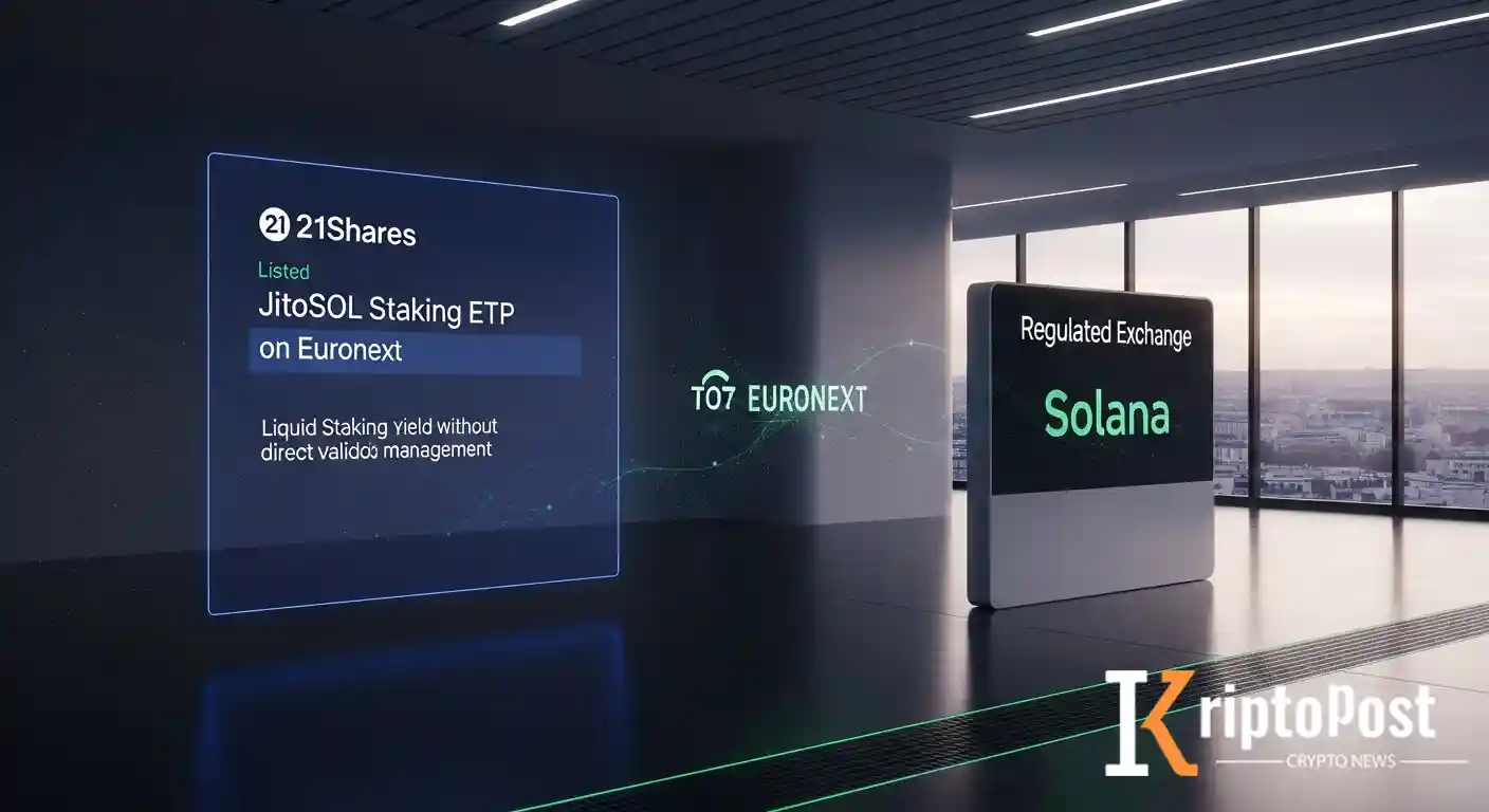 21Shares, Euronext’te JitoSOL Staking ETP’sini Listeledi