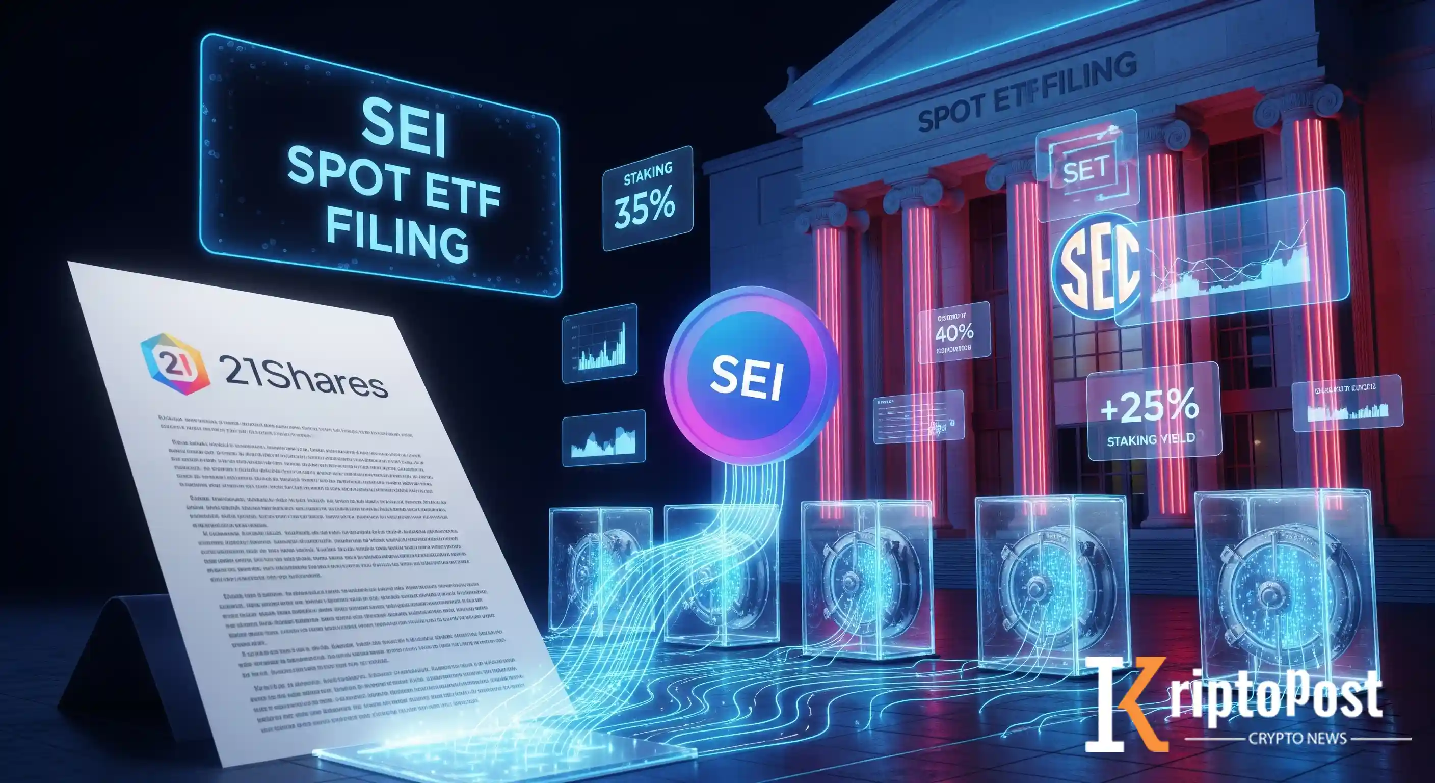 21Shares SEC’e Sei (SEI) Spot ETF Ve Staking Önerisiyle Başvurdu