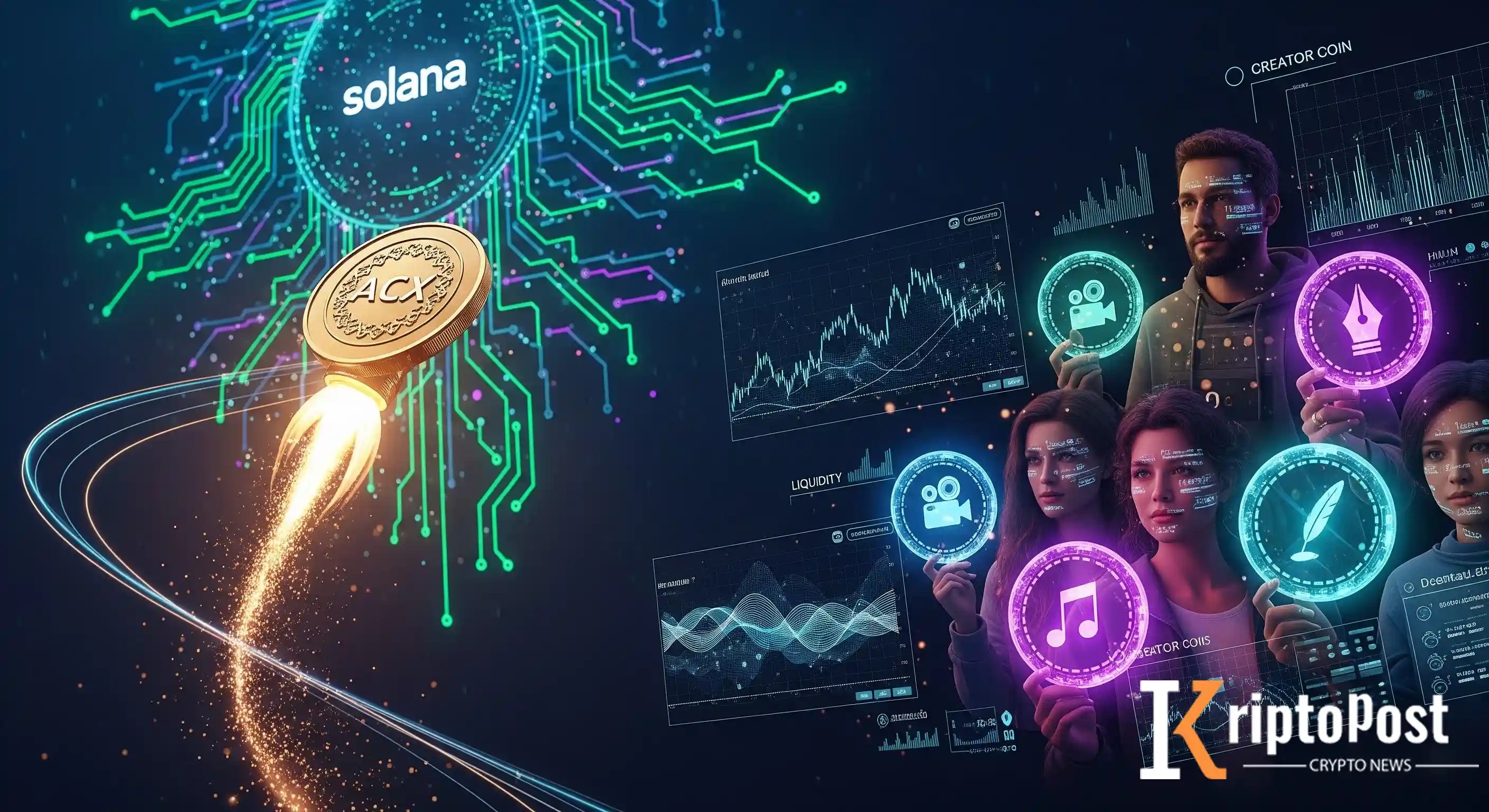 Access Protocol Solana'da Creator Coin'leri Başlatınca ACX %100'Ün Üzerinde Yükseldi