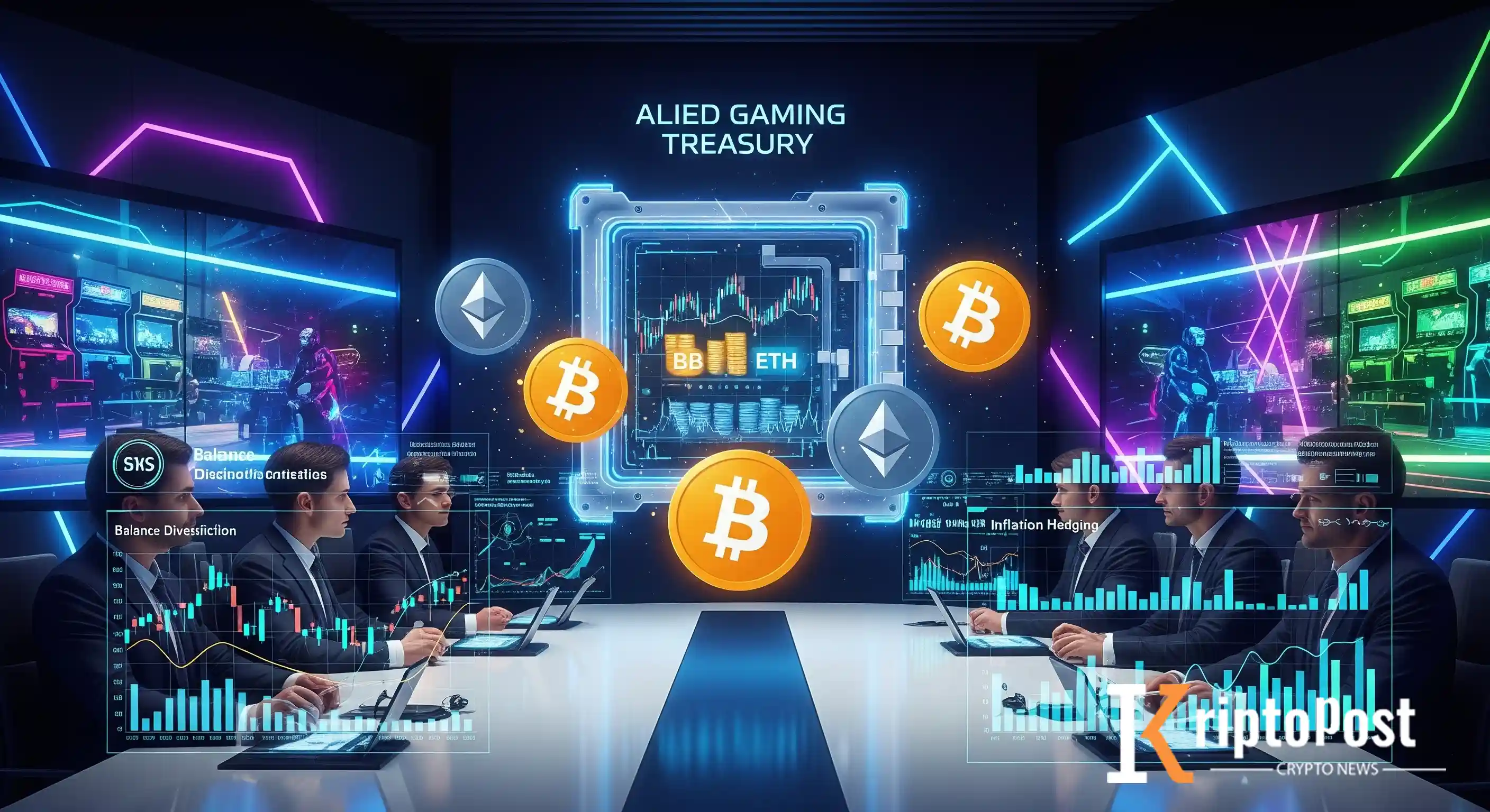 Allied Gaming Hazinesine Bitcoin Ve Ethereum Ekleyerek Cesur Kripto Hamlesi Yaptı