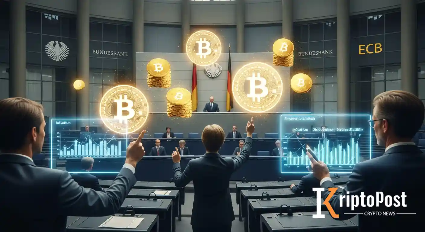 Almanya'nın İkinci Büyük Partisi Bitcoin Rezervi Talep Ediyor