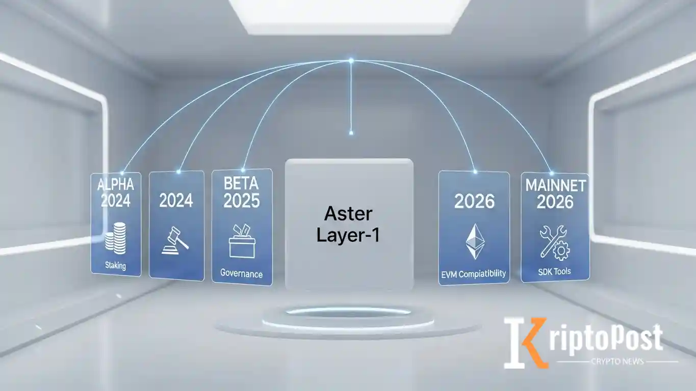 Aster 2026 Yol Haritasını Açıkladı: Katman-1 Blok Zinciri Başlatmayı Planlıyor