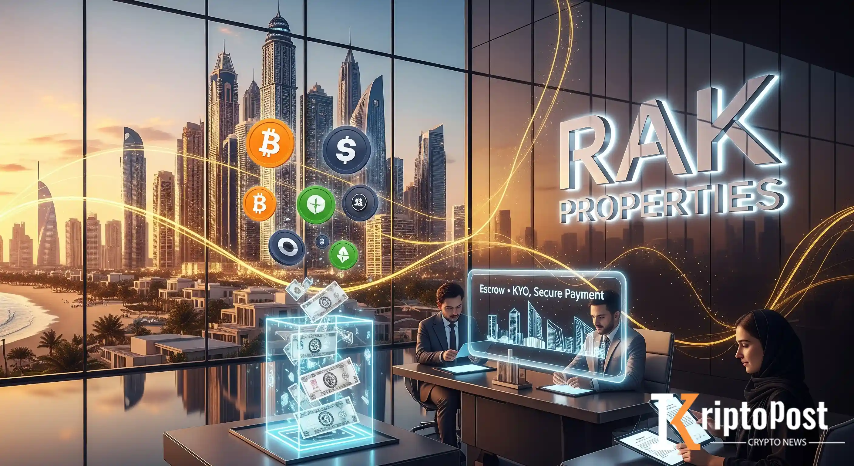 BAE'de RAK Properties Uluslararası Müşterilerin Kripto İle Gayrimenkul Satın Almasına İzin Veriyor