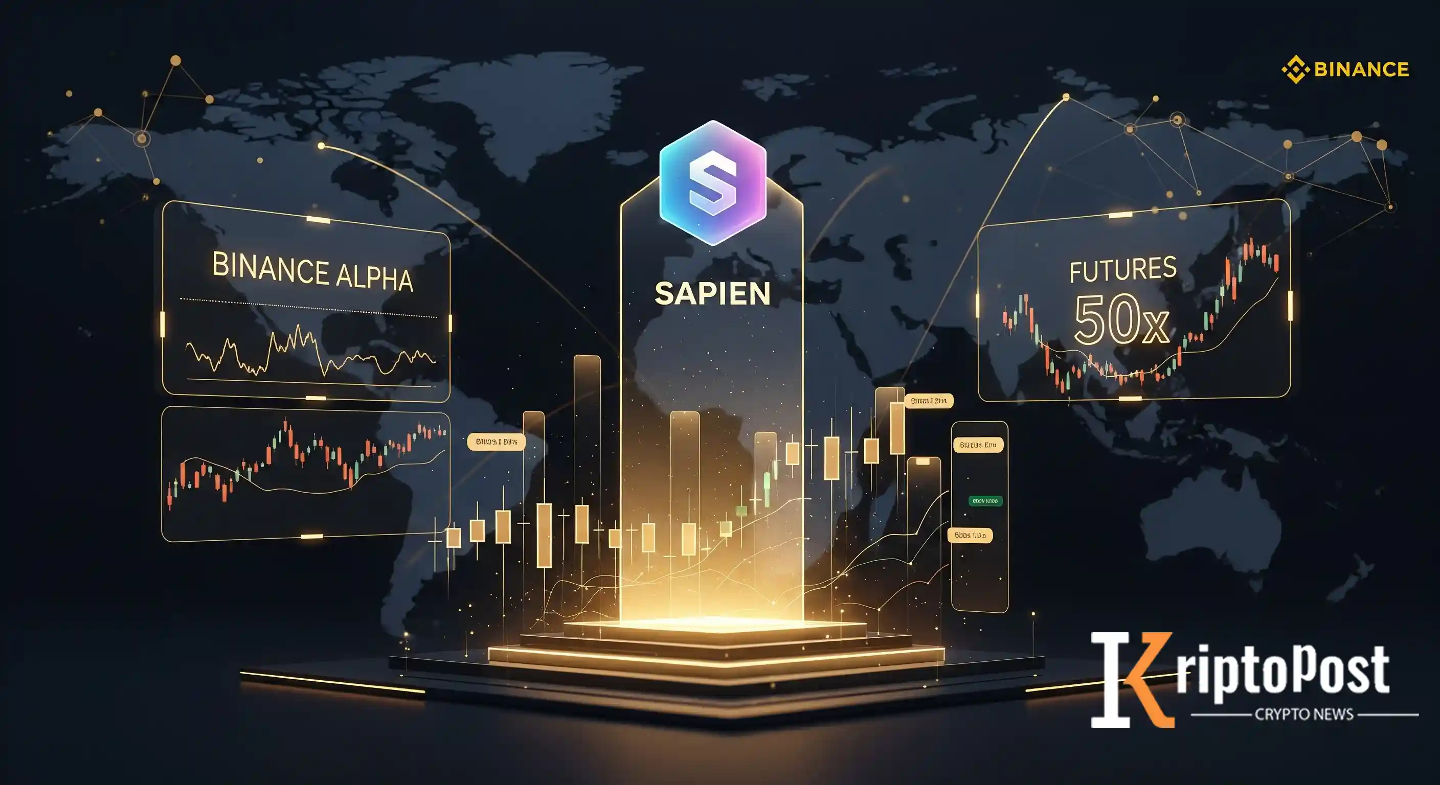 Binance SAPIEN İçin İkili Listeleme ve Airdrop Tarihlerini Duyurdu