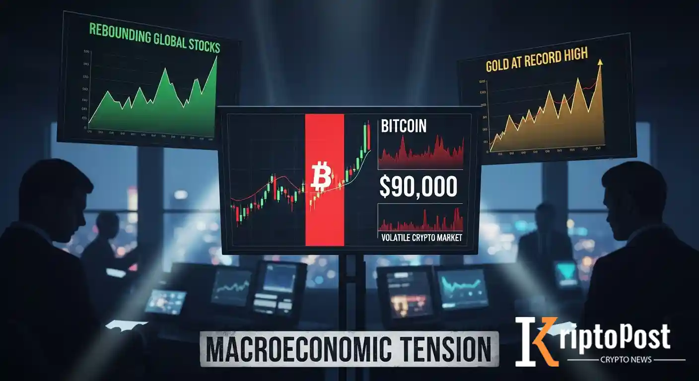Bitcoin 90.000 Dolara Yakın Seyrediyor: Hisseler Toparlanırken Altın Rekor Kırdı