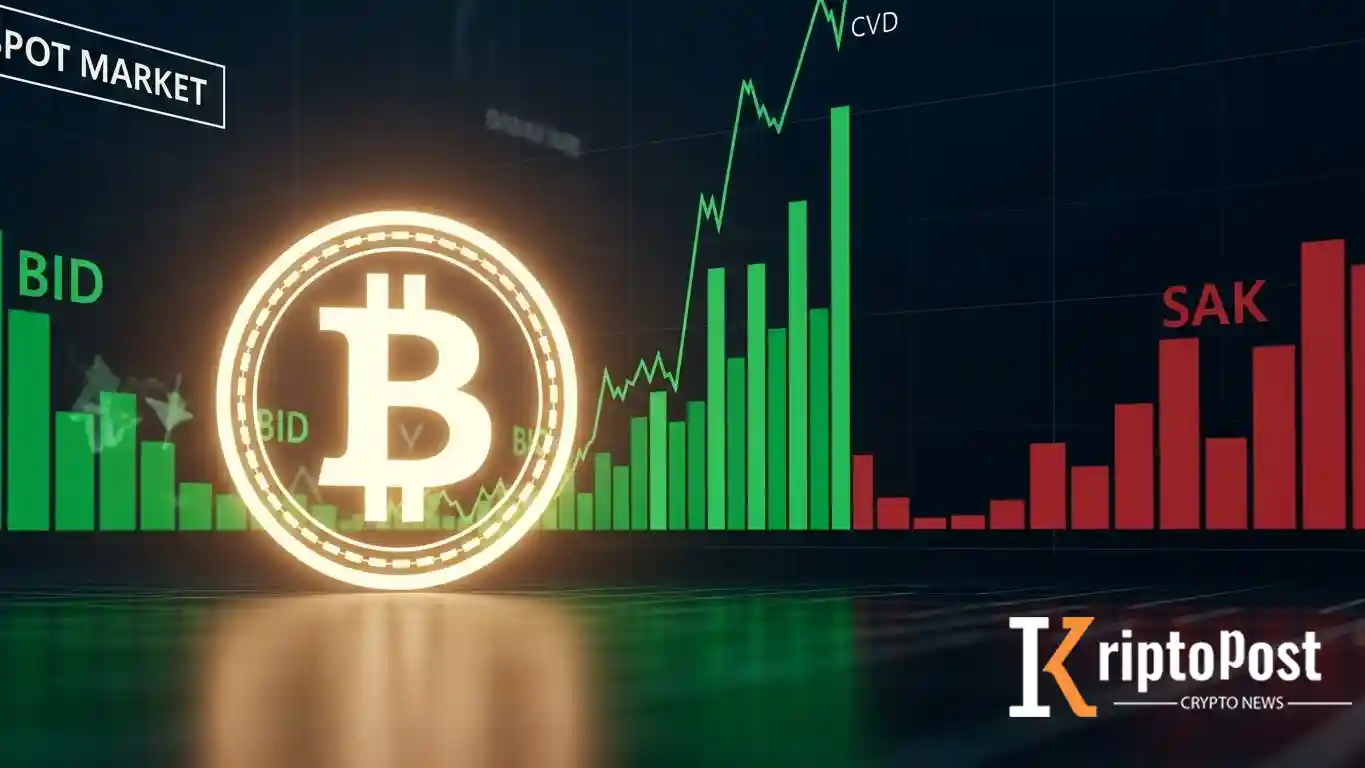 Bitcoin'de Alıcılar Kontrolü Yeniden Ele Geçirdi: Spot Taker CVD Boğa Sinyali Verdi