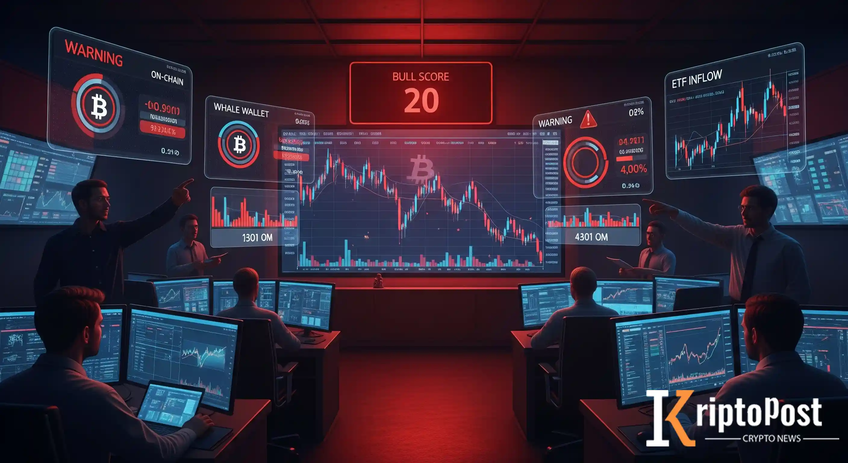 Bitcoin'de Bull Score 4 Günde Dibi Gördü: Aşırı Ayı Sinyalleri Belirdi