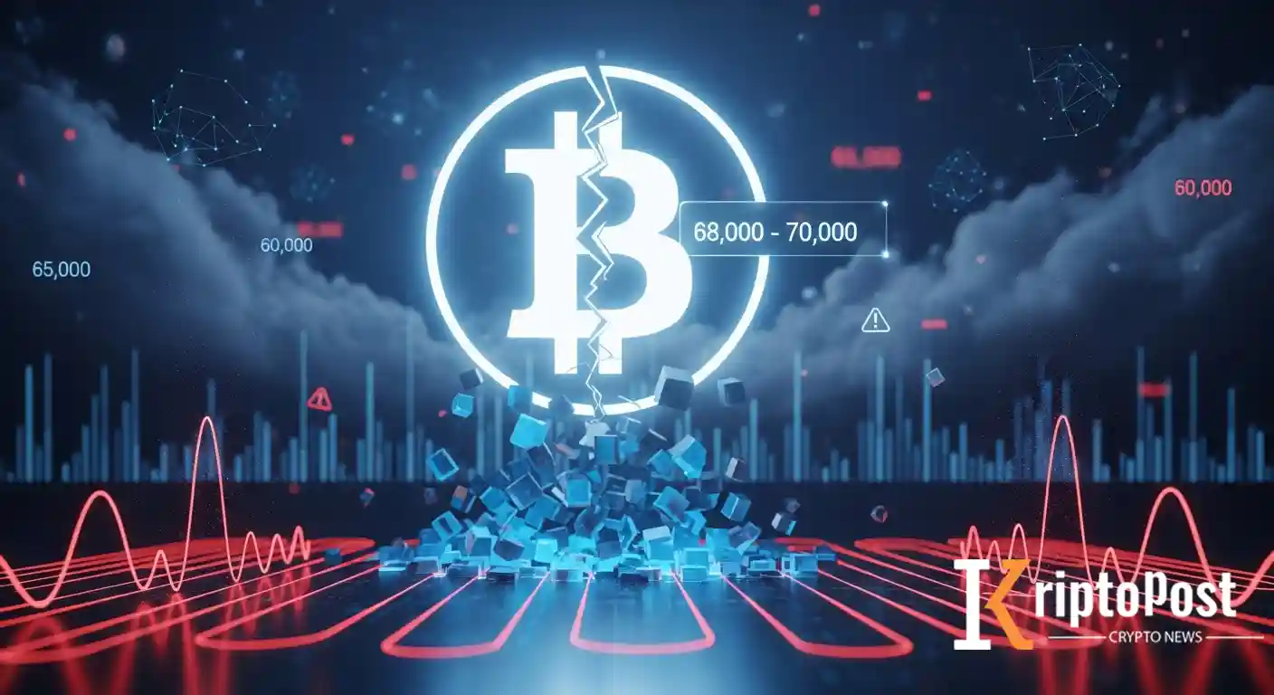 Bitcoin'de Volatilite Zirveye Çıkıyor: 68.000–70.000 Dolar Desteği Aşağı Kırıldı
