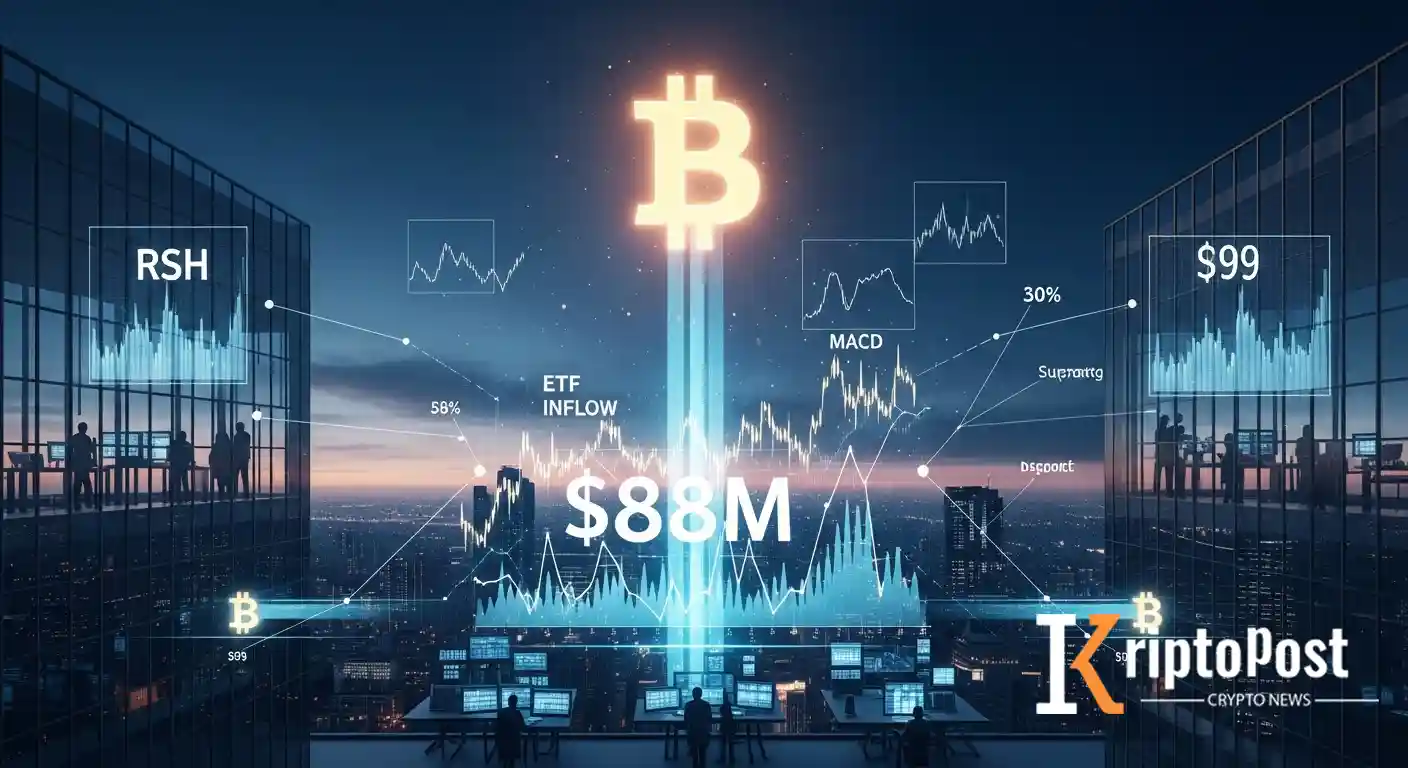 Bitcoin ETF Girişleri 88 Milyon Dolara Ulaştı; BTC 67 Bin Dolarda Zayıf Seyrediyor