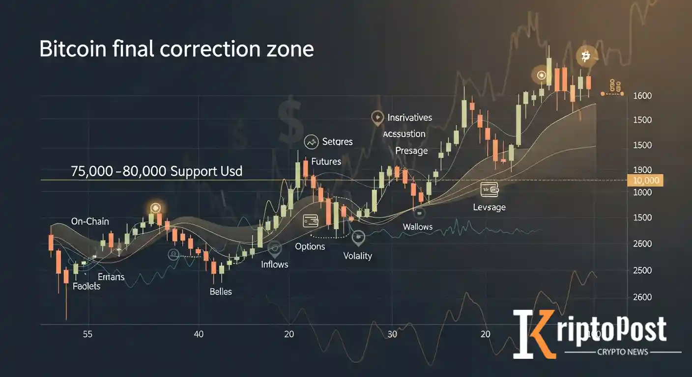 Bitcoin’in 75.000–80.000 Dolar Bölgesi Döngünün Son Büyük Düzeltmesi Olabilir, Analist Uyarıyor