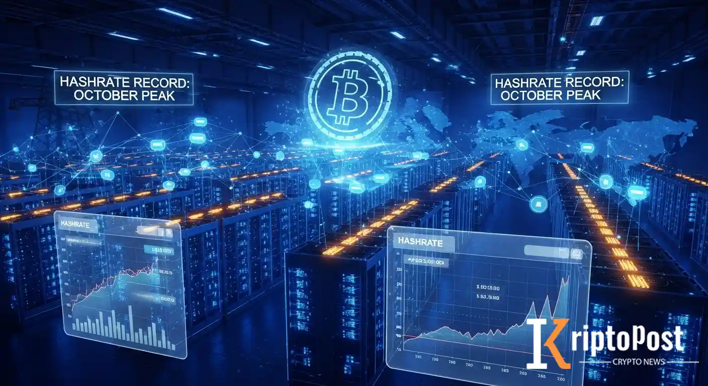 Bitcoin Madenciliği Hashrate'ı Ekim Ayında Rekor Kırdı, Karlılıklar Geri Kaldı