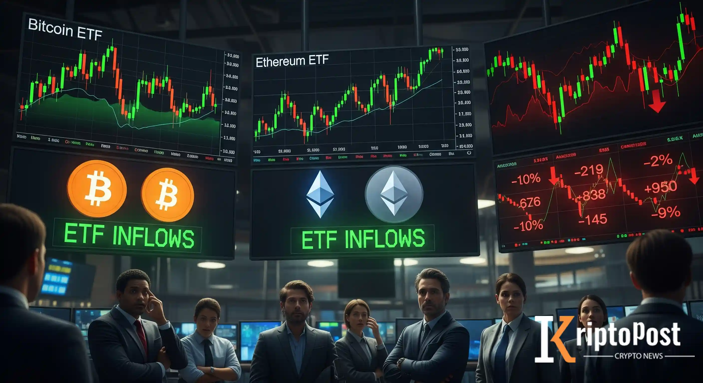Bitcoin Ve Ethereum ETF'leri Piyasa Düşüşüne Rağmen Güçlü Kalıyor