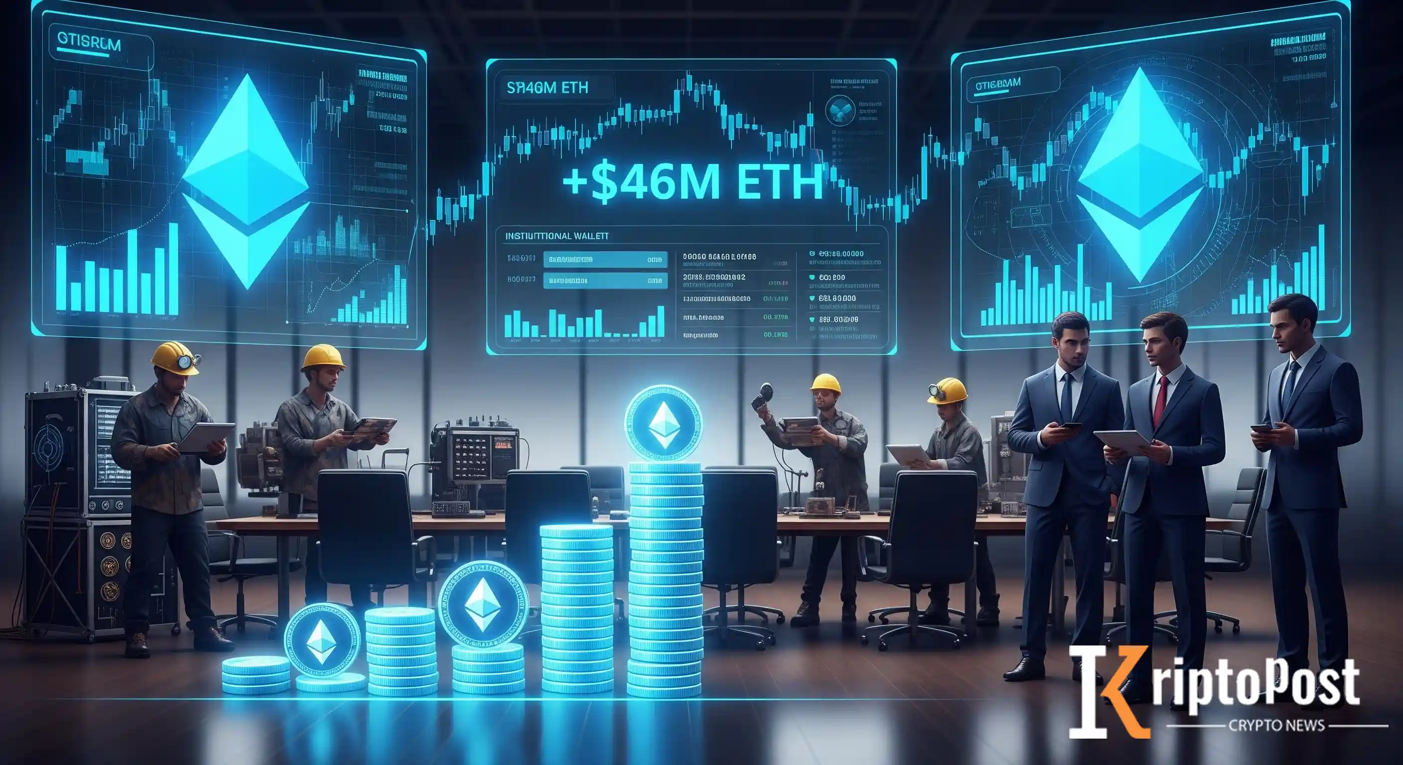 BitMine Ethereum Pozisyonunu 46 Milyon Dolarla Büyüttü, Kurumsal Varlıklar Hızla Arttı