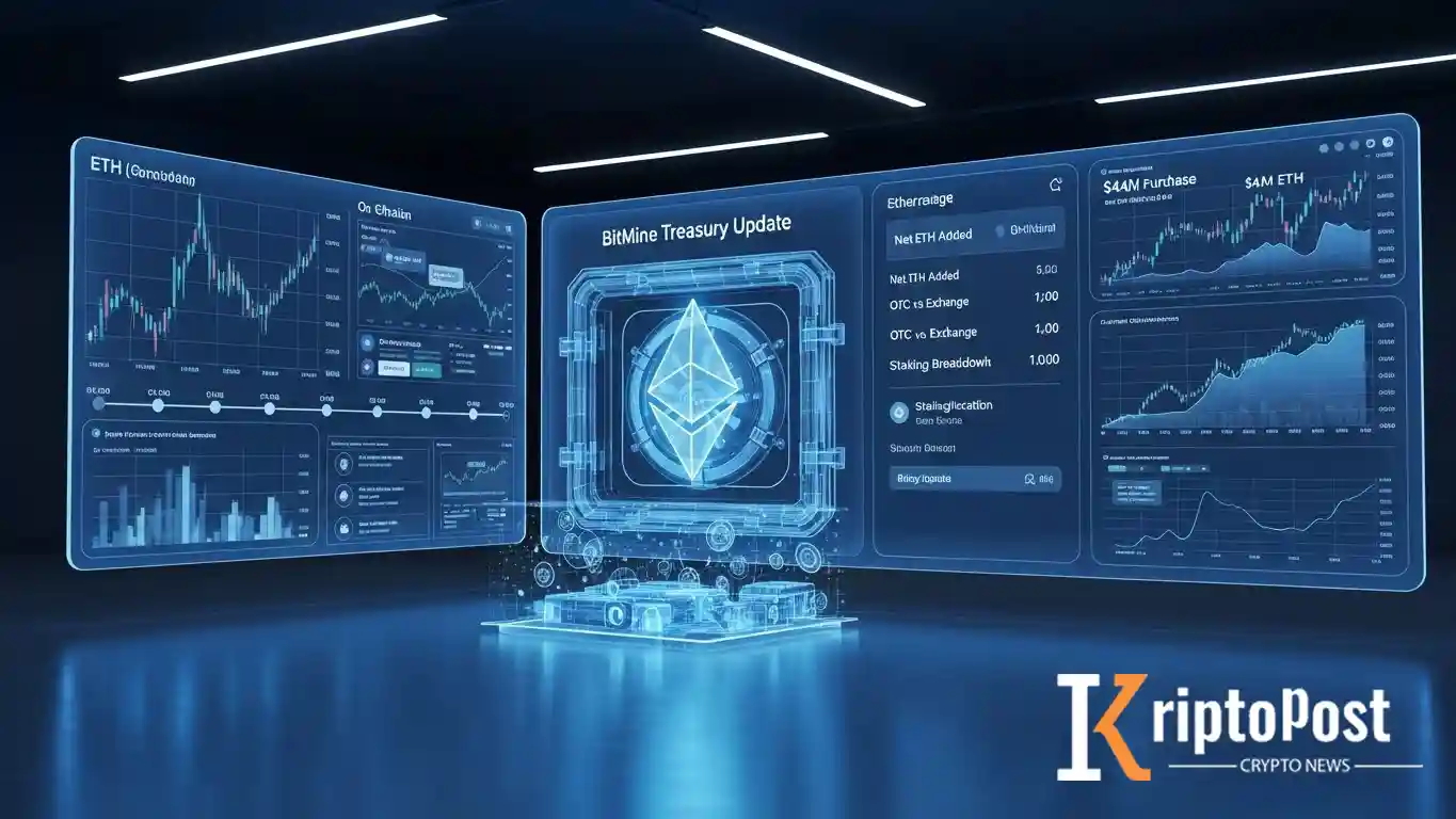 BitMine Son 44 Milyon Dolarlık ETH Alımıyla Ethereum Hazinesini Genişletiyor