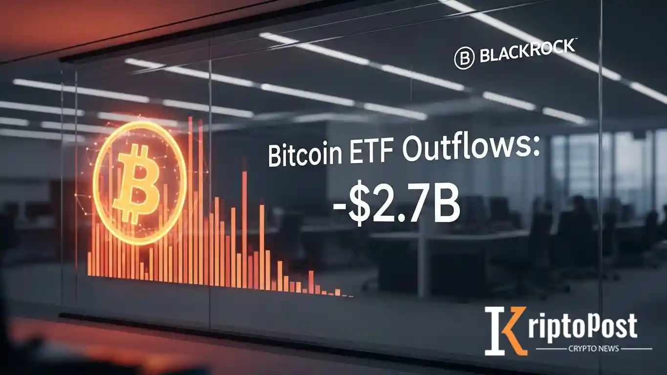 BlackRock Bitcoin ETF'sinde Rekor Çıkış: 2,7 Milyar Dolarlık Sermaye Azalışı