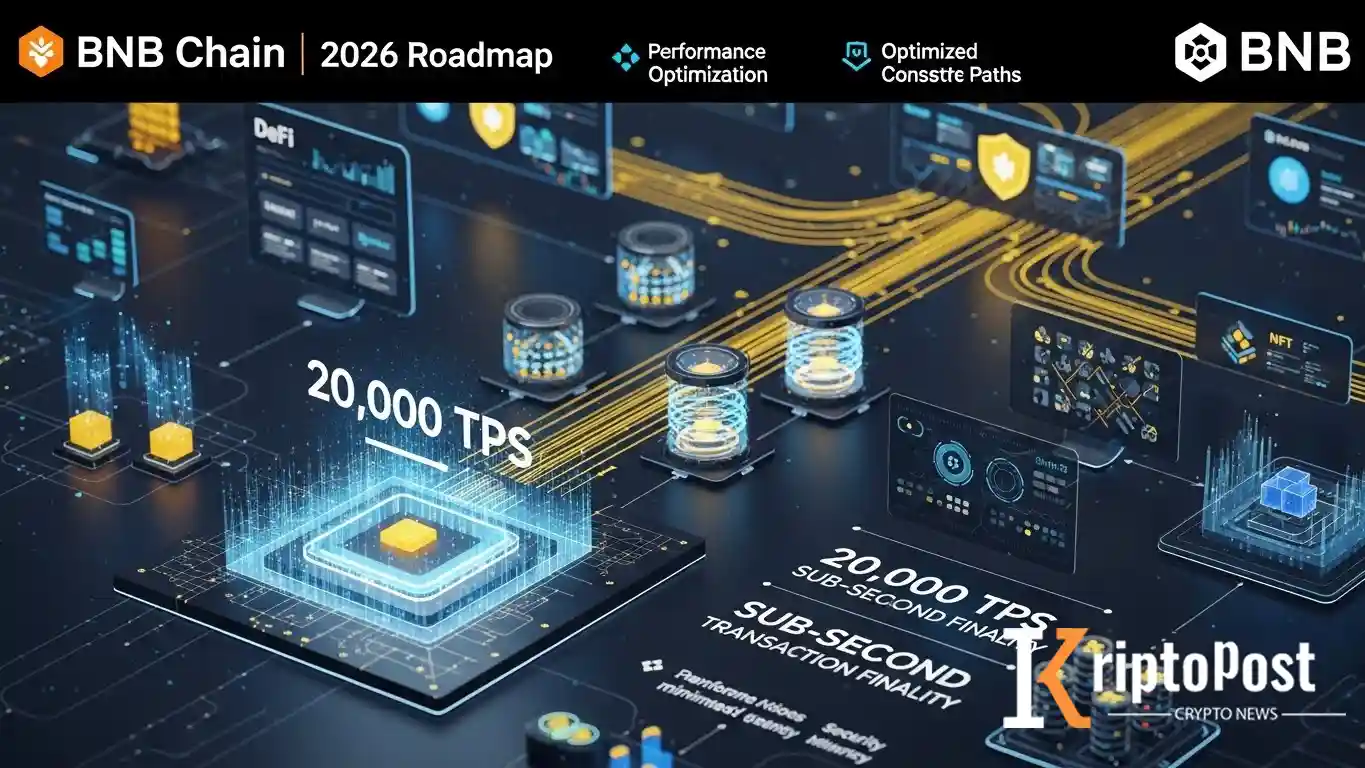 BNB Chain 2026 Yol Haritasıyla 20.000 TPS Hedefliyor, Alt-Saniye Finality Yaklaşıyor