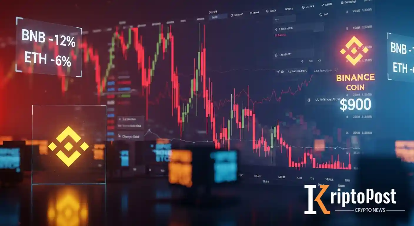 BNB Fiyatı 900 Dolar Seviyesine Yaklaştı: Kripto Satış Dalgası Yoğunlaştı