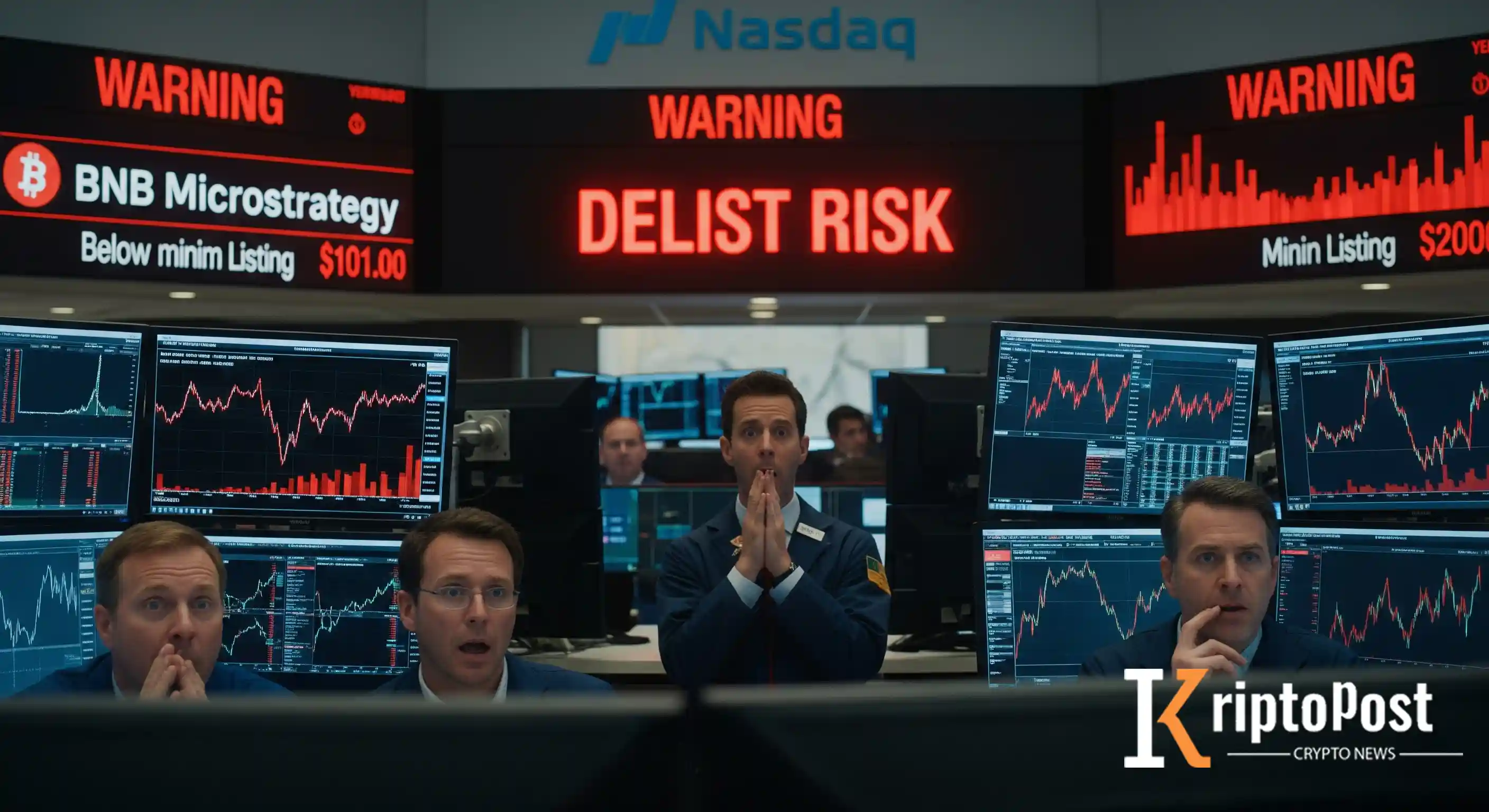 BNB Microstrategy İçin Nasdaq’dan Delist Tehlikesi: Fiyat Eşik Altına Düştü