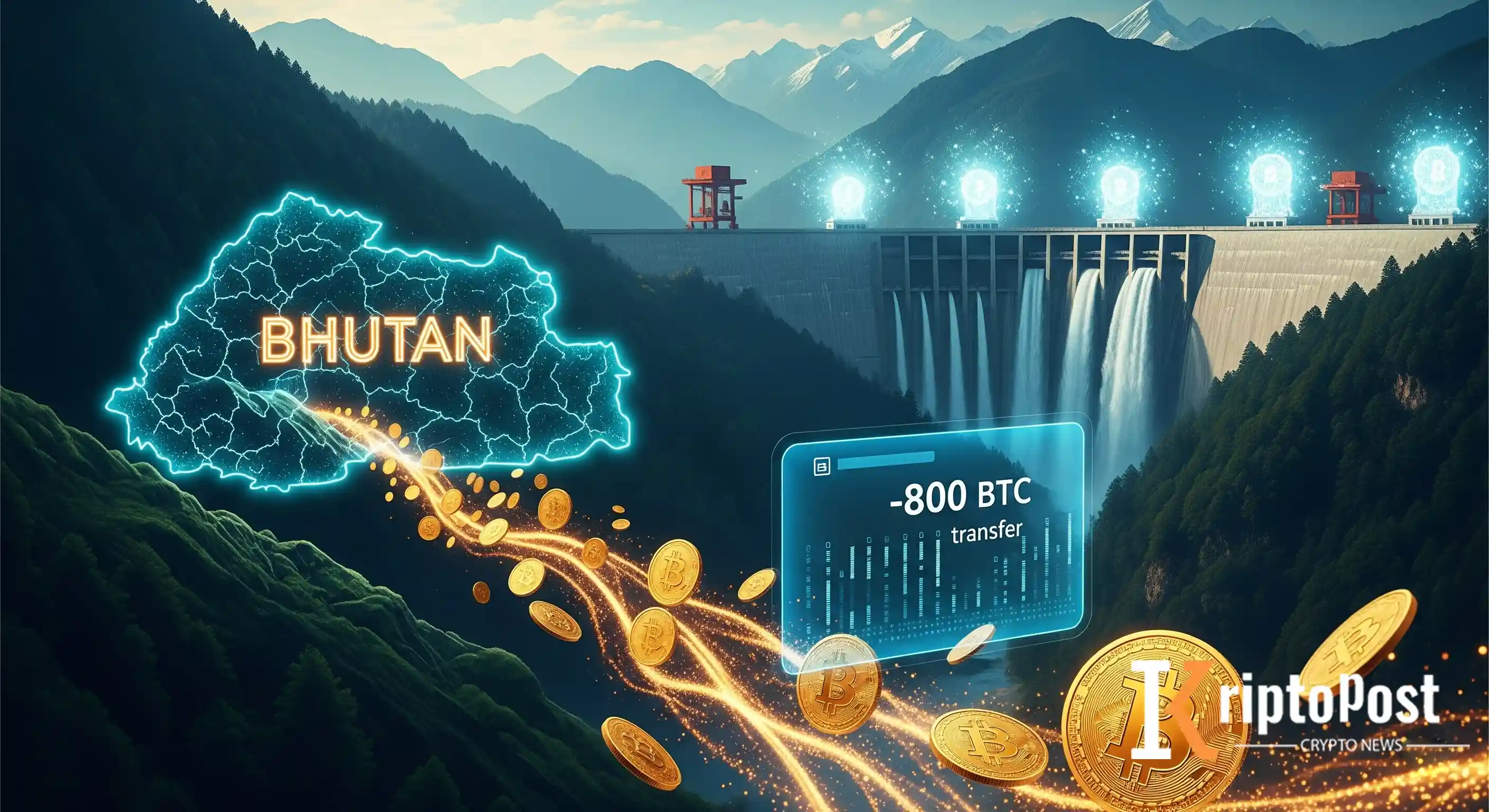 Butan Bitcoin Rezervini Aktif Yönetiyor: 800 BTC (≈92 Milyon $) Transfer Etti