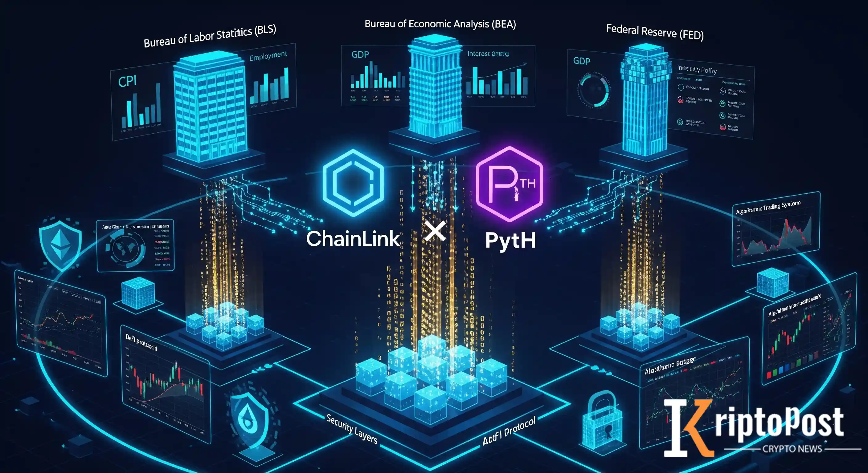 Chainlink Ve Pyth, ABD Hükümeti Ekonomik Verilerini Onchain'e Taşıyor