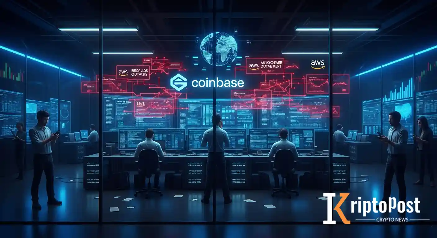 Coinbase AWS Kesintisi: Kullanıcılar Hesaplarına Erişim Sağlayamıyor