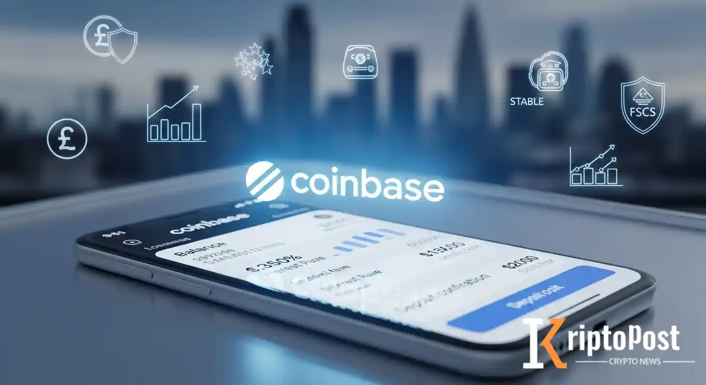 Coinbase, Birleşik Krallık'ta %3,75 Faizli FSCS Korumasına Sahip Tasarruf Hesabı Başlattı