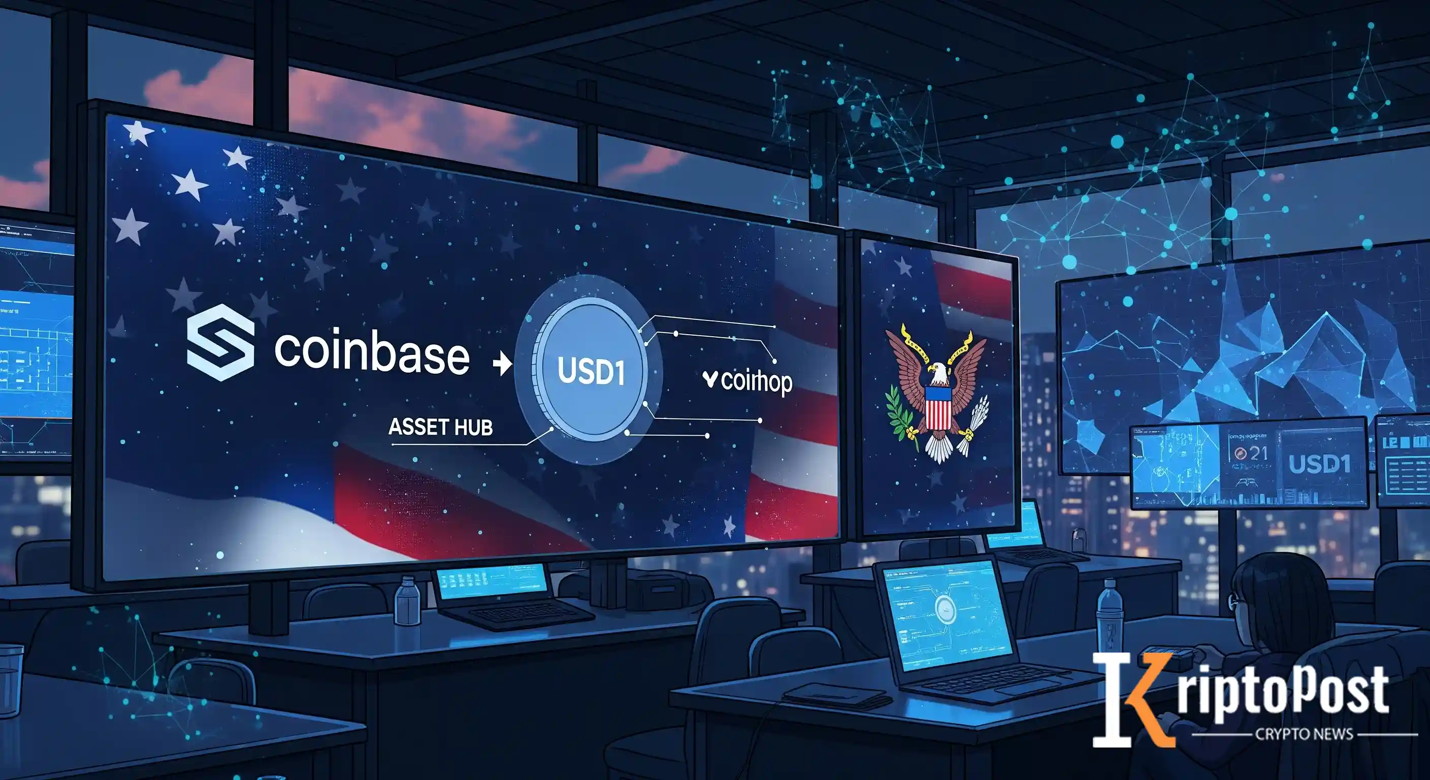 Coinbase, Trump Destekli Stablecoin USD1'i Yol Haritasına Ekledi