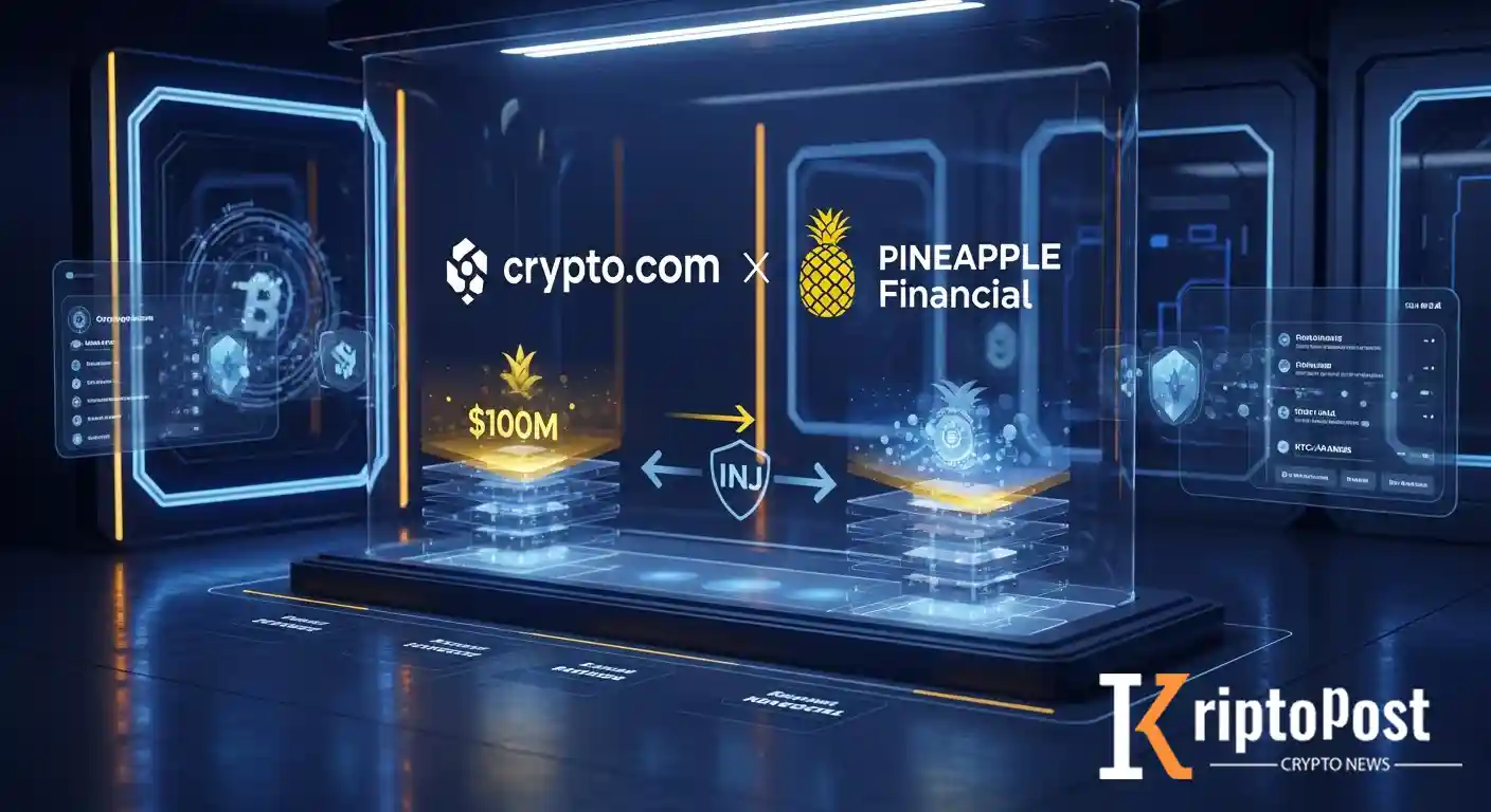 Crypto.com, Pineapple Financial'ın 100 Milyon Dolar Değerindeki INJ Hazinesi İle Kurumsal Saklama Ağına Güç Kazandırıyor