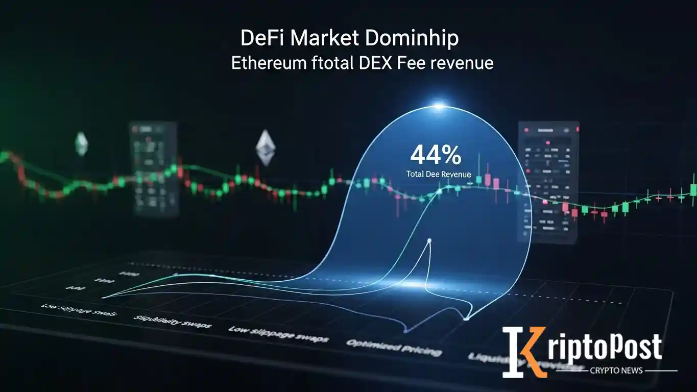 Curve Finance, Ethereum DEX Ücretlerinin %44'ünü Ele Geçirdi: Aktivitedeki Sıçrama