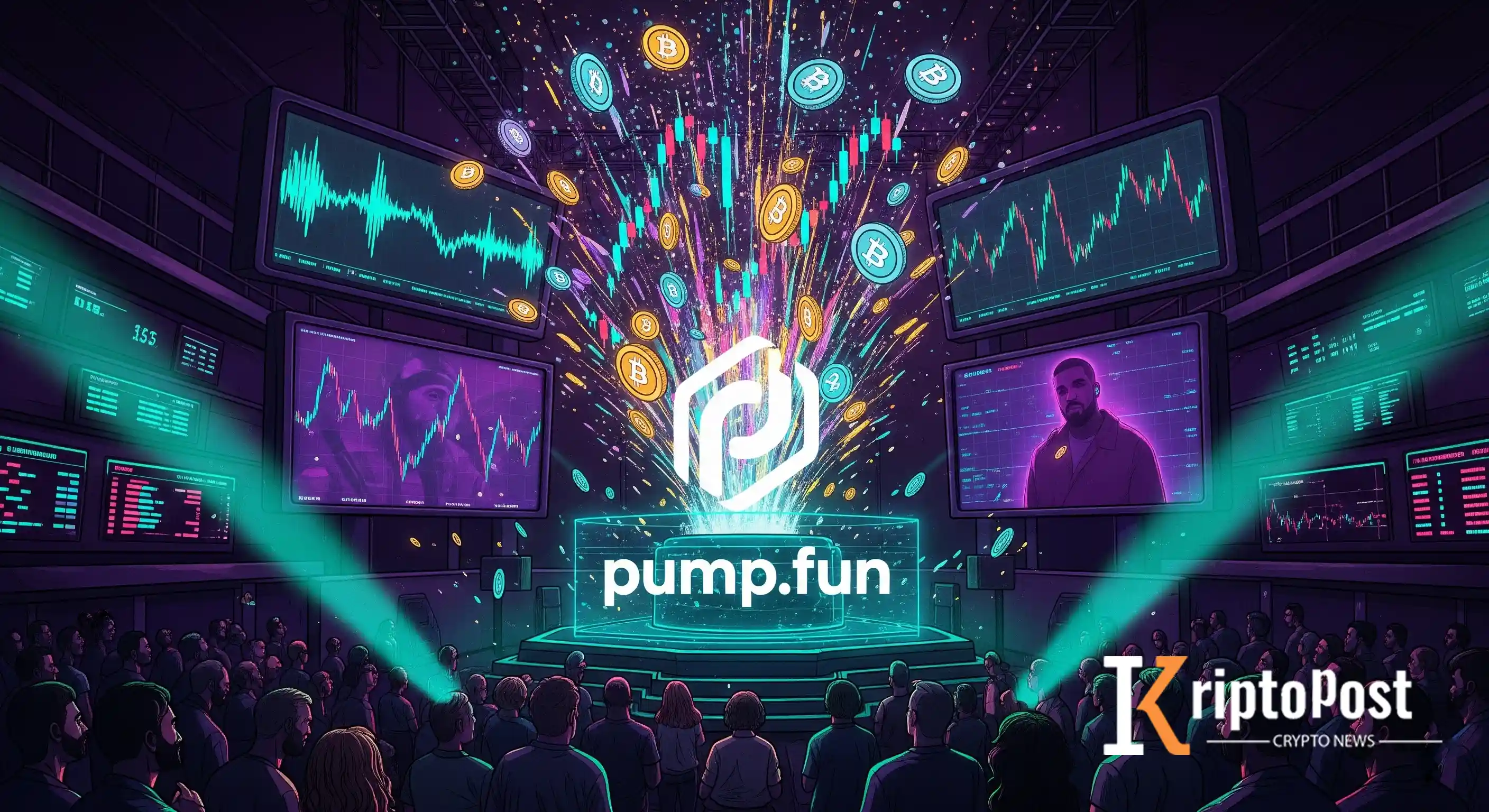 Drake Şarkısı 'pump.fun' Yayıncıları Tarafından Sızdırıldı, Token Yüzde 3.000 Arttı