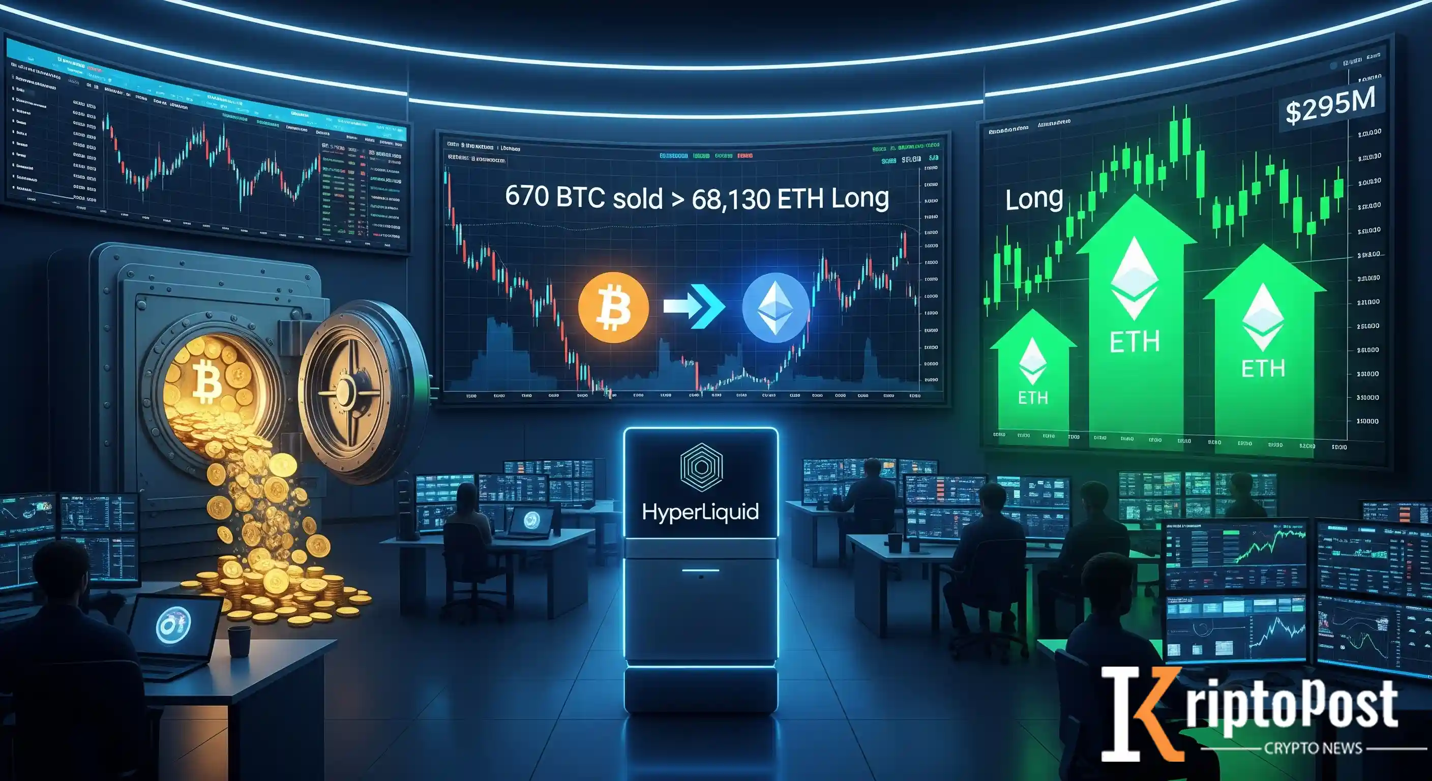 Eski Bitcoin Balinası 670 BTC Satıp 68.130 ETH ile Büyük Long Açtı