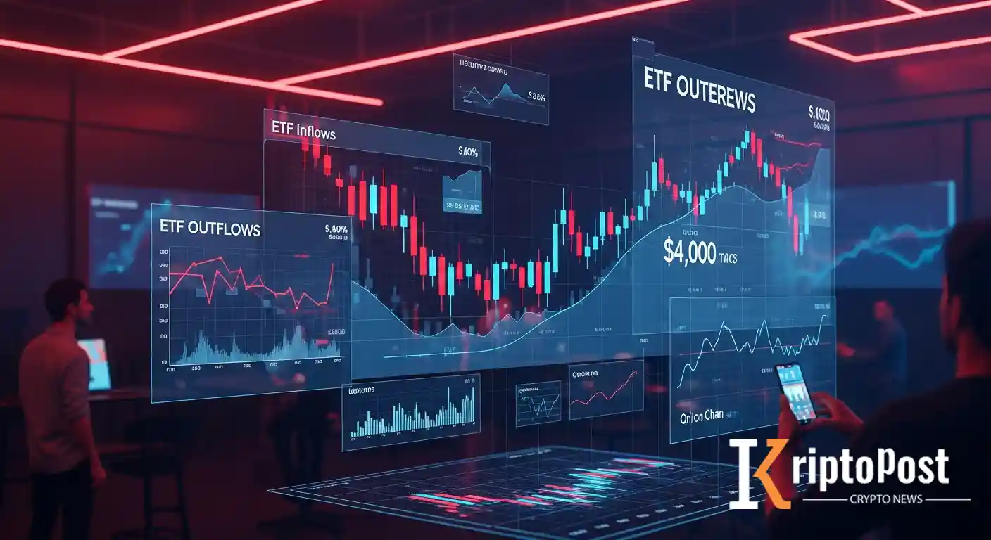 Ethereum ETF'leri Çıkışa Döndü: ETH 4.000 Doları Korumakta Zorluk Çekiyor