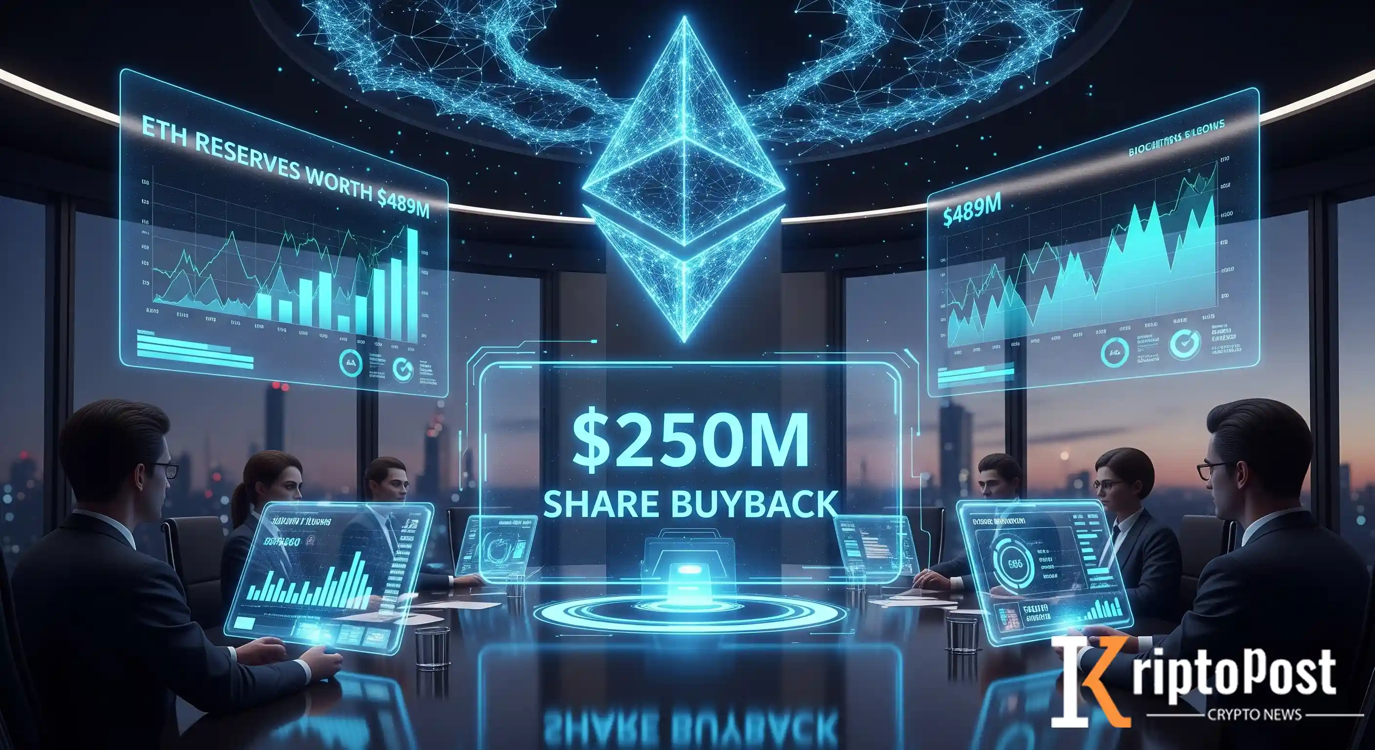 ETHZilla 250 Milyon Dolar Hisse Geri Alımını Onayladı, 489 Milyon Dolar Ethereum Varlığını Açıkladı