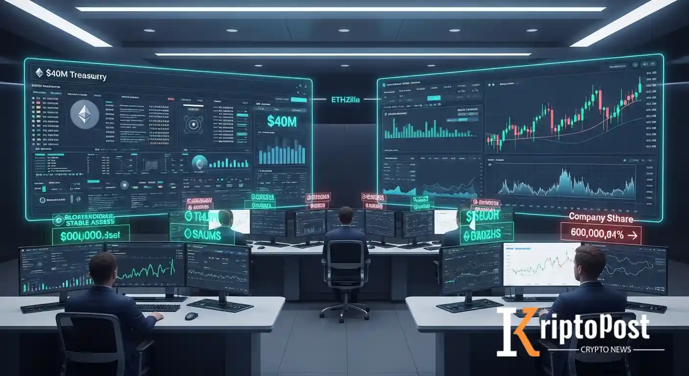 ETHZilla 40 Milyon Dolarlık ETH Satarak 600 Bin Hisse Geri Alımı İçin Fon Sağladı
