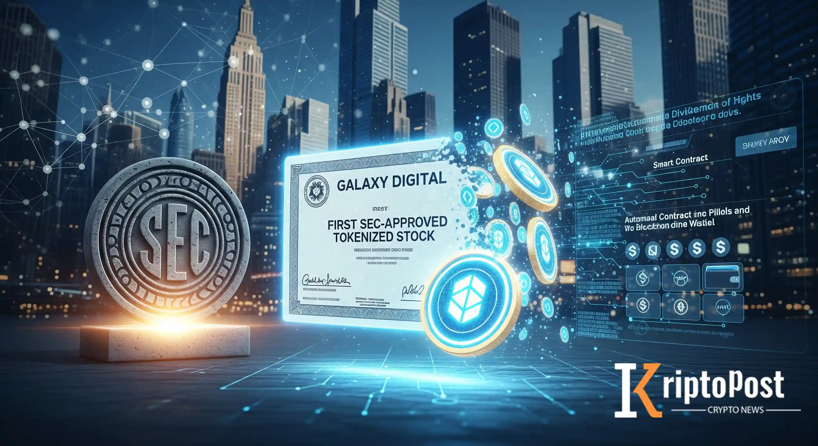 Galaxy Digital, SEC Kayıtlı Hisseyi RWA'da İlk Kez On‑Chain Hale Getirdi