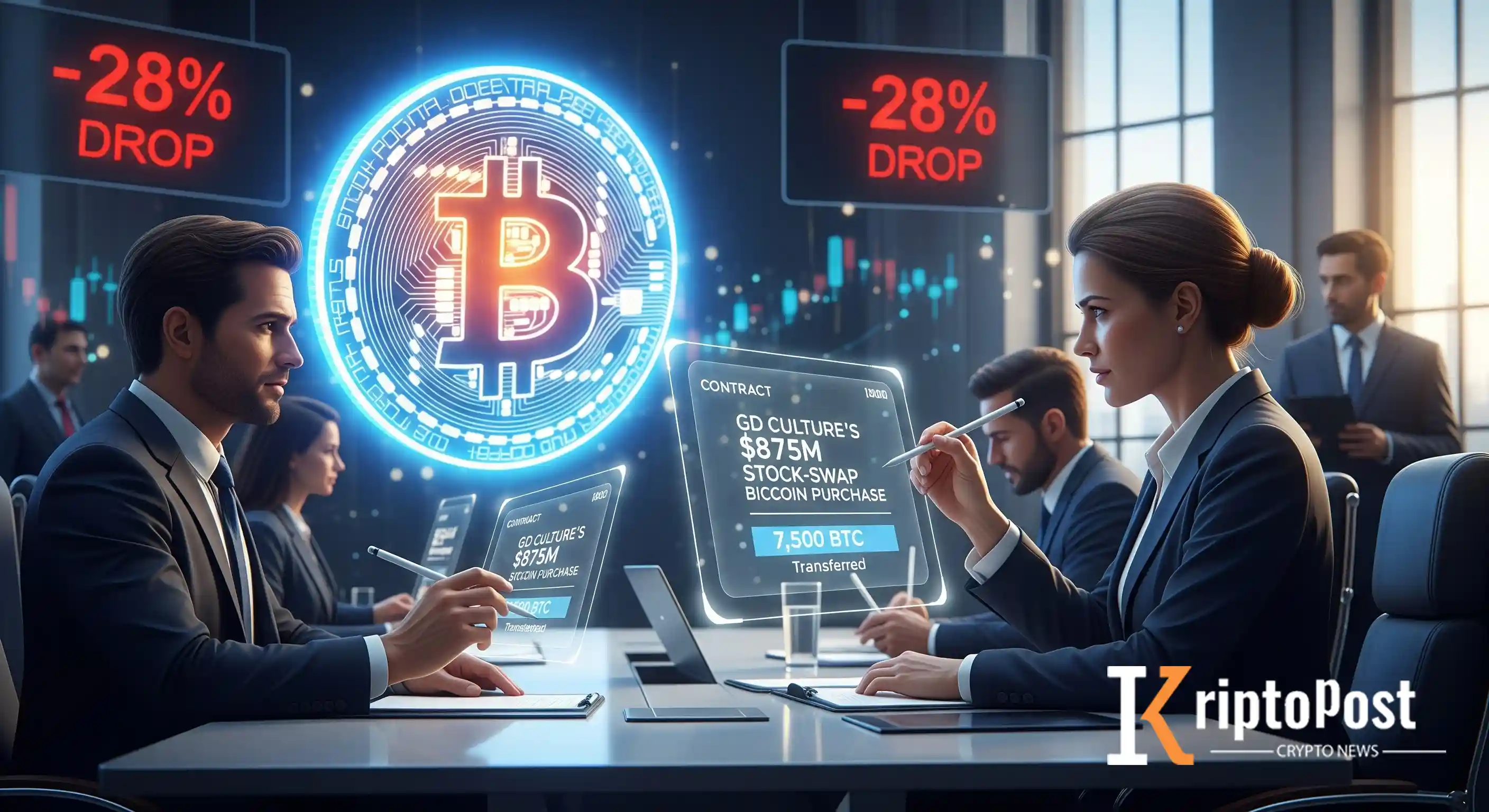 GD Culture 7.500 Bitcoin Aldı; Hisseler %28 Düştü