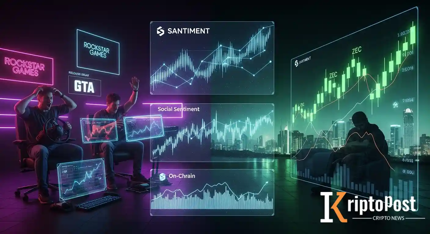 GTA Ertelemesi Hayranları Şaşırttı; ZEC ve Gizlilik Coinleri Sıçradı; Kazakistan Fonu Merak Uyandırdı: Santiment