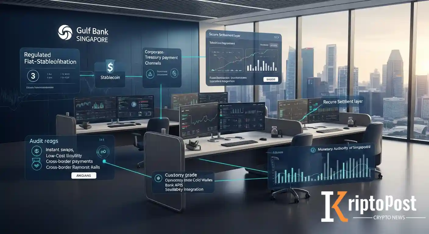 Gulf Bank Singapur Regüle Fiat-Stablecoin İnteroperabilite Hizmeti Başlattı