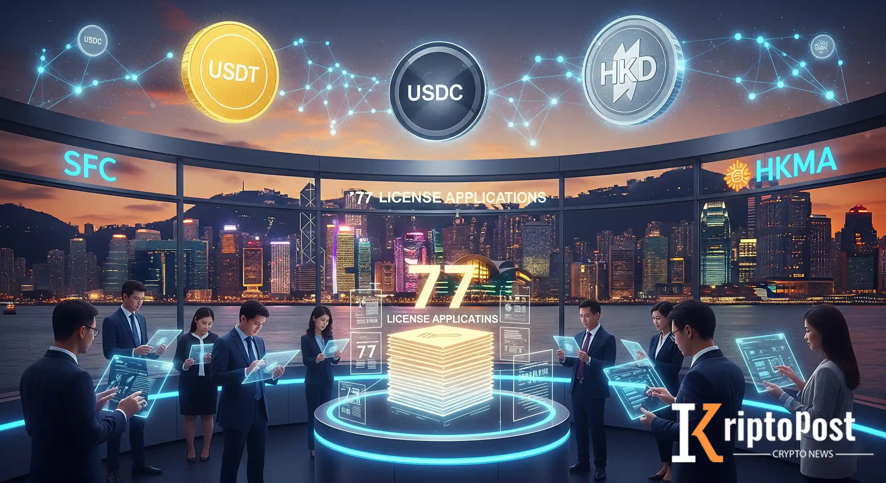 Hong Kong’da Stabilcoin Yarışı: 77 Başvuru Düzenleyici Onayını Bekliyor