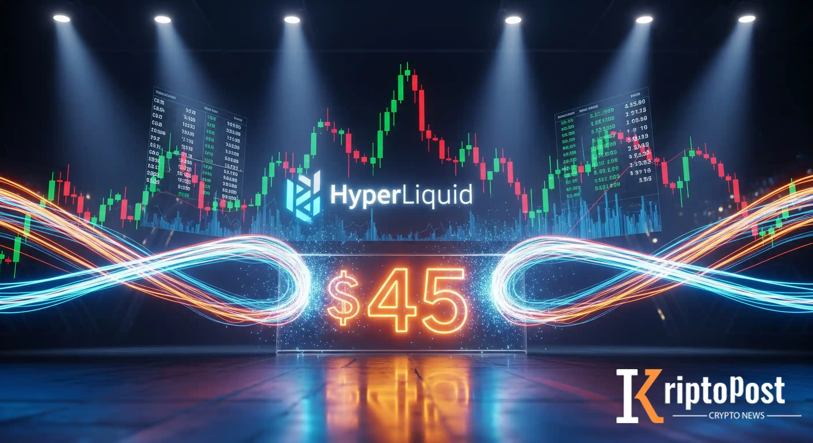 Hyperliquid Fiyatı 45 Dolarda Dayanıyor: Spot Hacim 3,5 Milyar Dolara Ulaştı