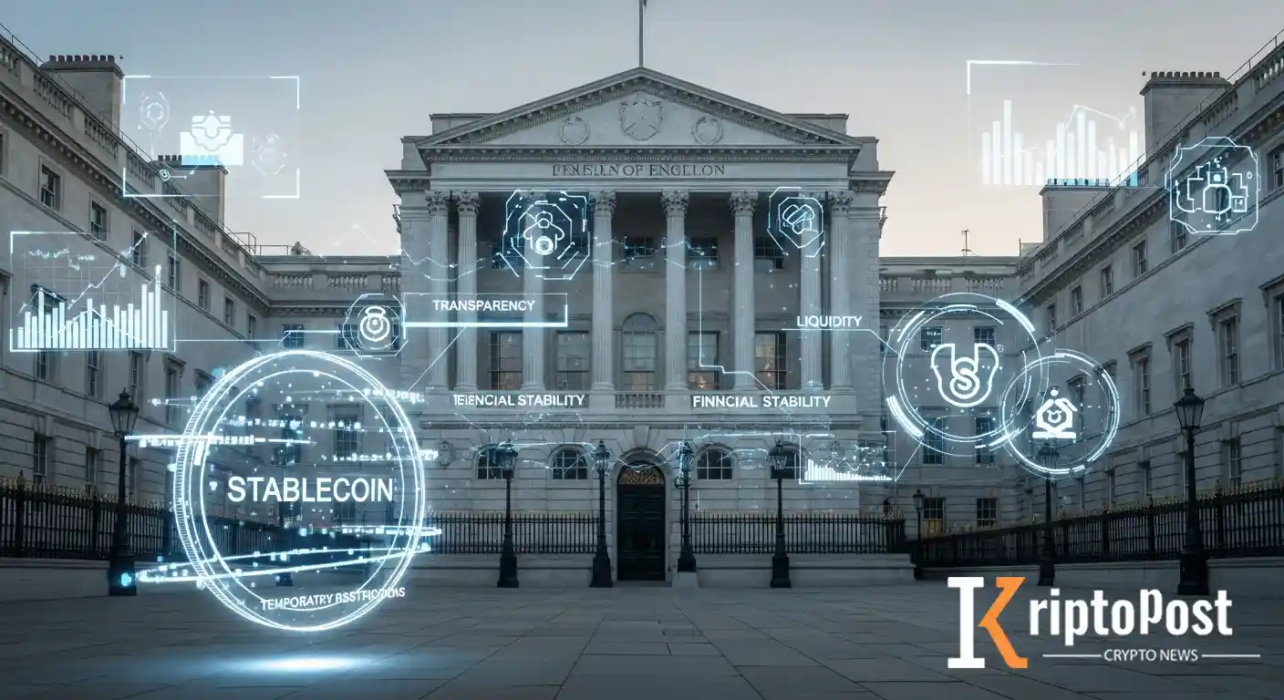 İngiltere Merkez Bankası Stablecoin Kısıtlamalarını Geçici Önlem Olarak Savundu