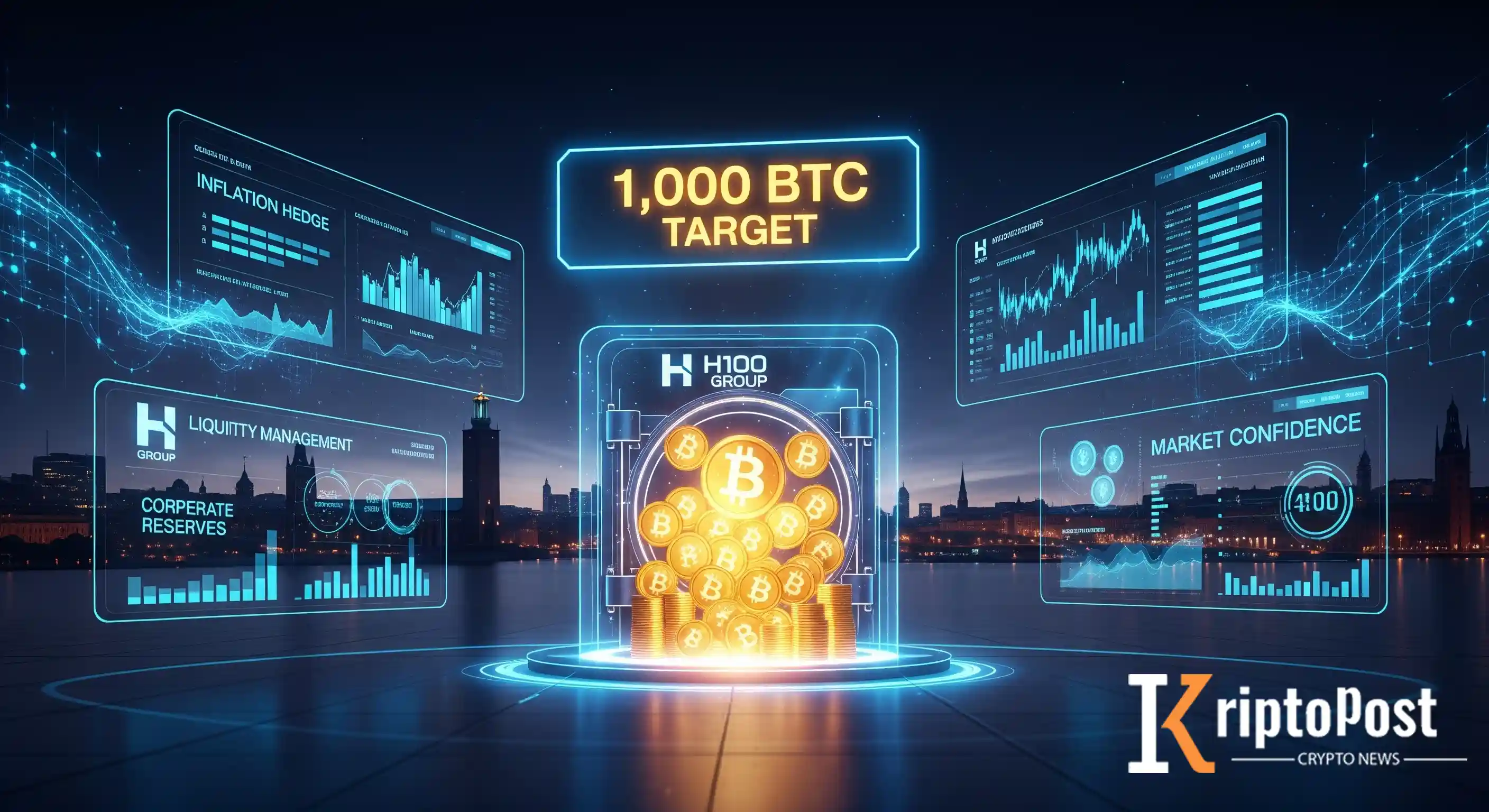 İsveçli H100 Grubu Son Hazine Alımıyla 1.000 BTC'ye Yaklaşıyor