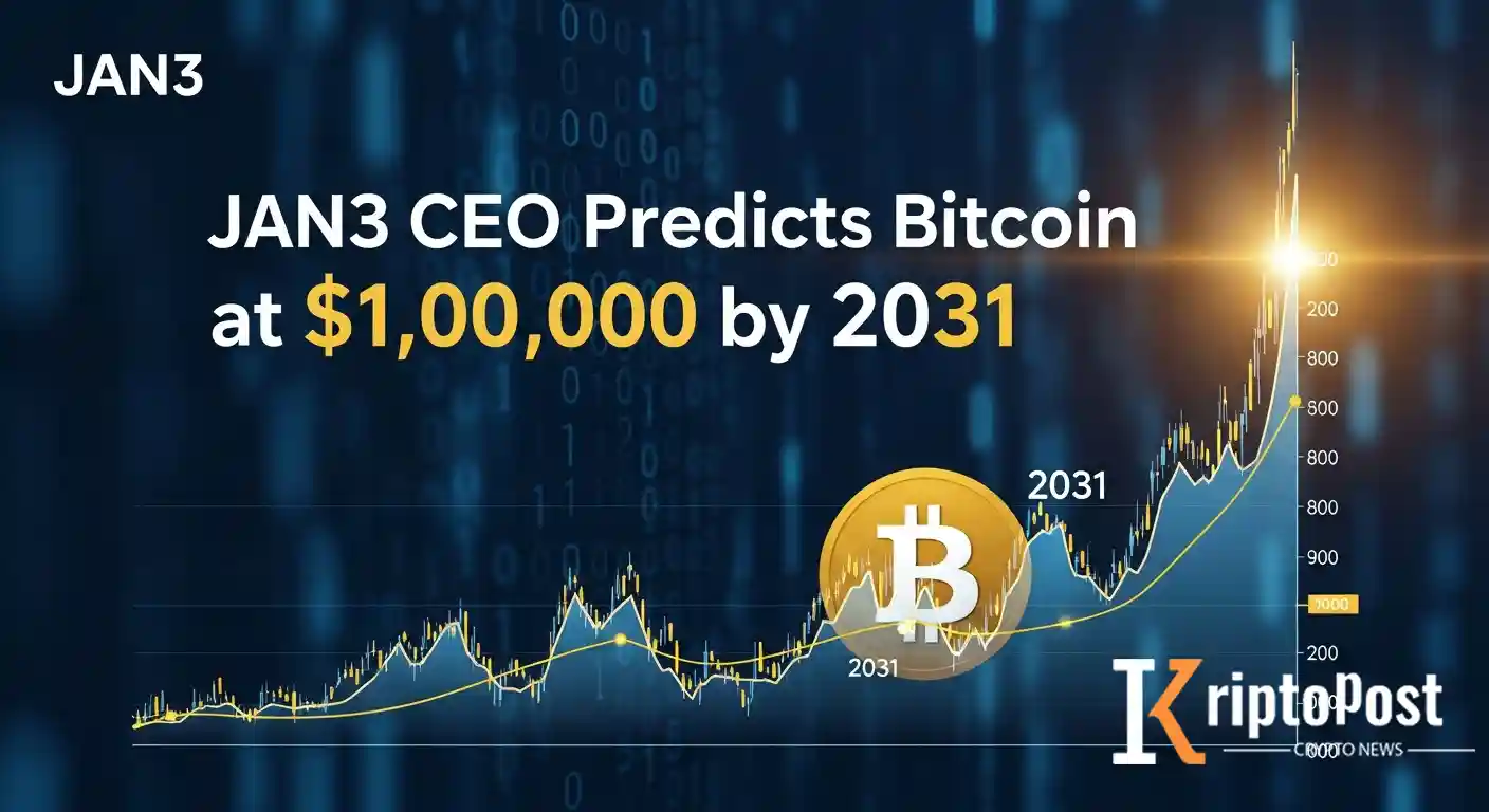 JAN3 CEO'su Bitcoin'i "Ömür Boyu Ticaret" İlan Etti: 2031'De 1 Milyon Dolar Öngörüyor