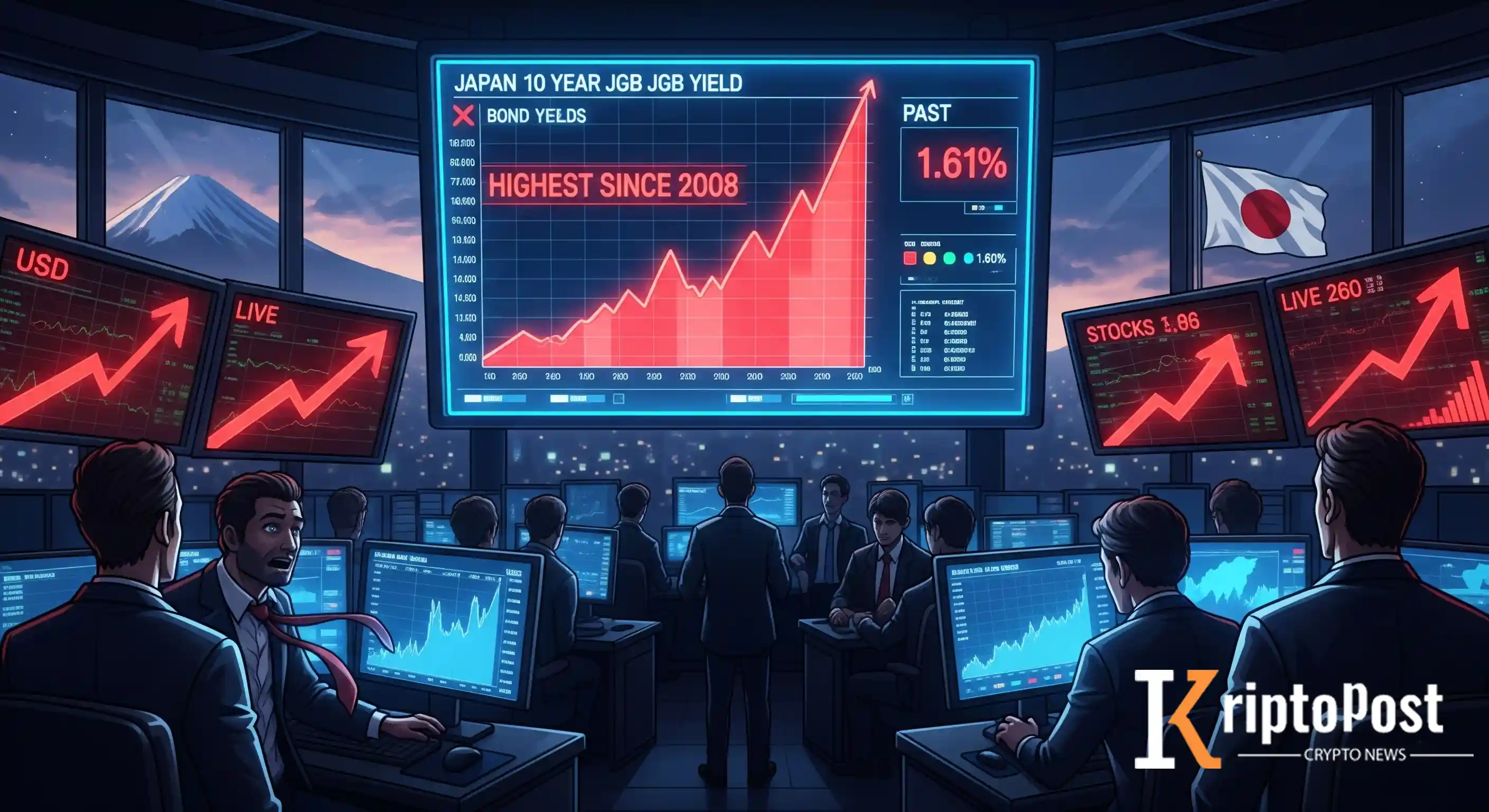 Japonya’da Tahvil Getirileri 17 Yılın Zirvesine Çıktı: Bitcoin Ve Riskli Varlıklar Baskı Altında