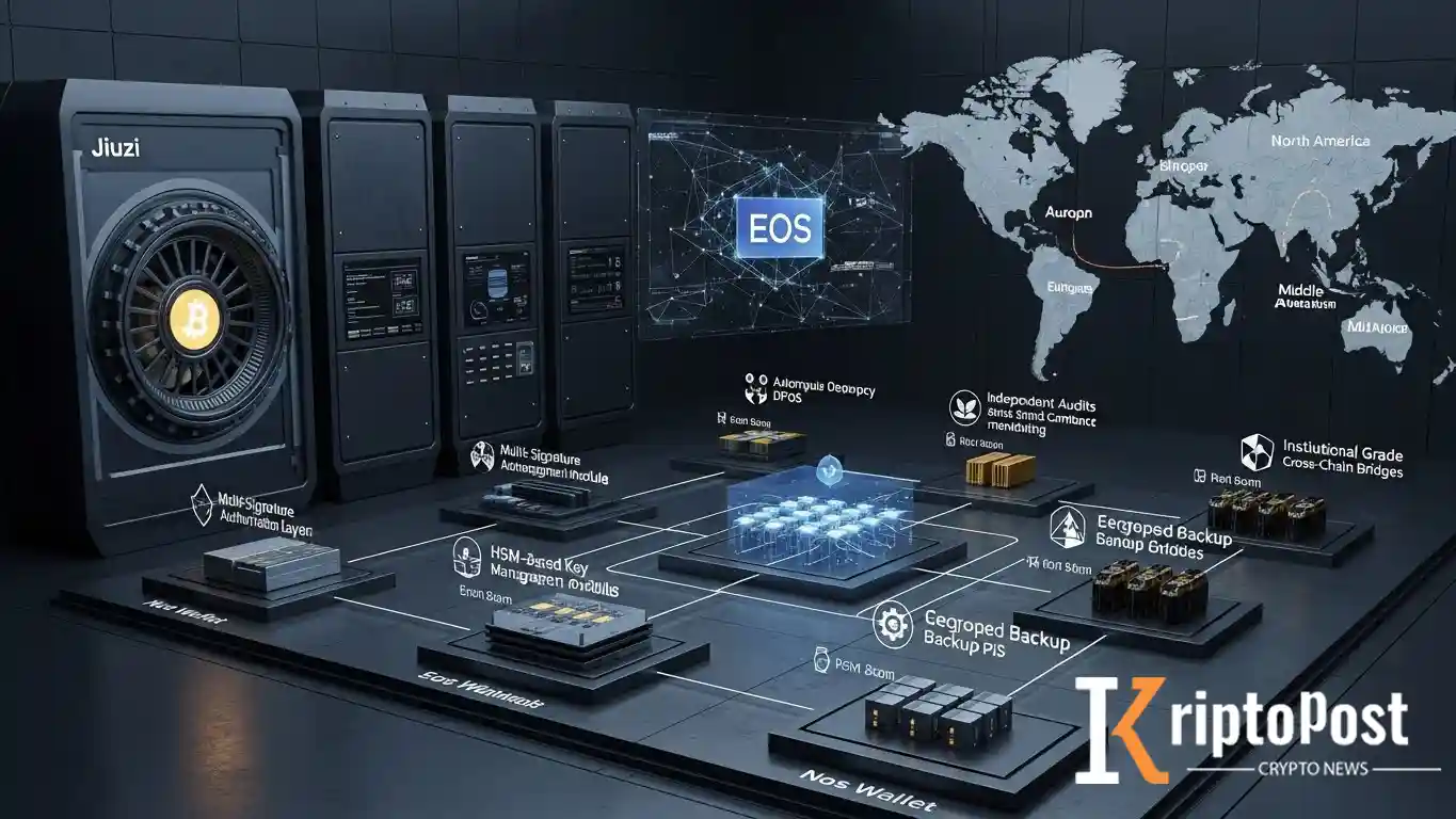 Jiuzi, Küresel 3 Milyar Dolarlık Kripto Depolama Hamlesinde EOS'u Seçti