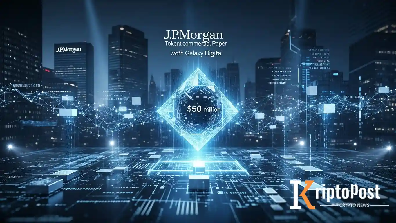 JPMorgan Galaxy Digital İçin 50 Milyon Dolarlık Ticari Kağıdı Halka Açık Blockchain Üzerinden İhraç Etti