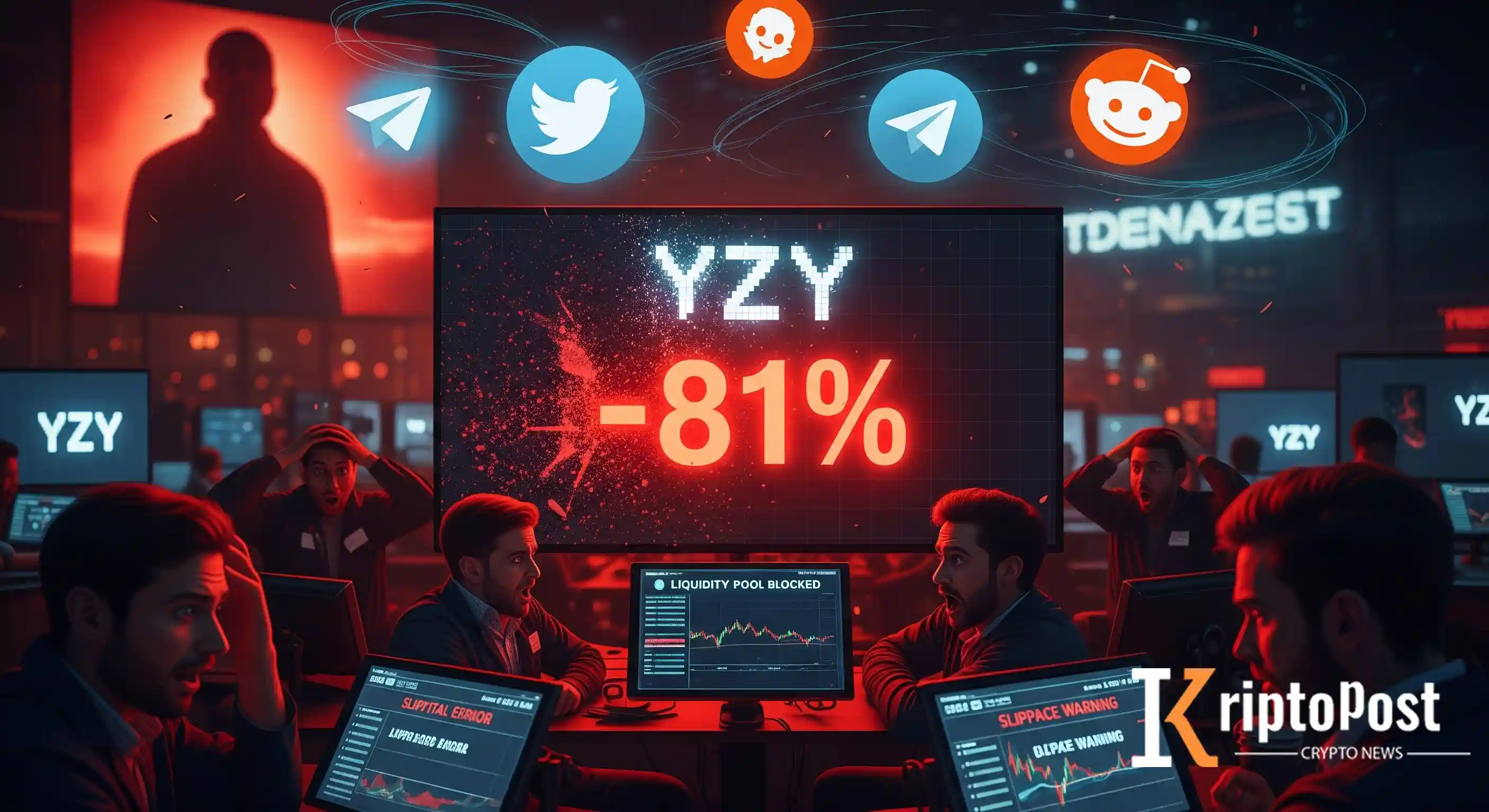 Kanye West'in YZY Memecoin'i Zirveden %81 Düştü: 50 Binden Fazla Yatırımcı Zararda
