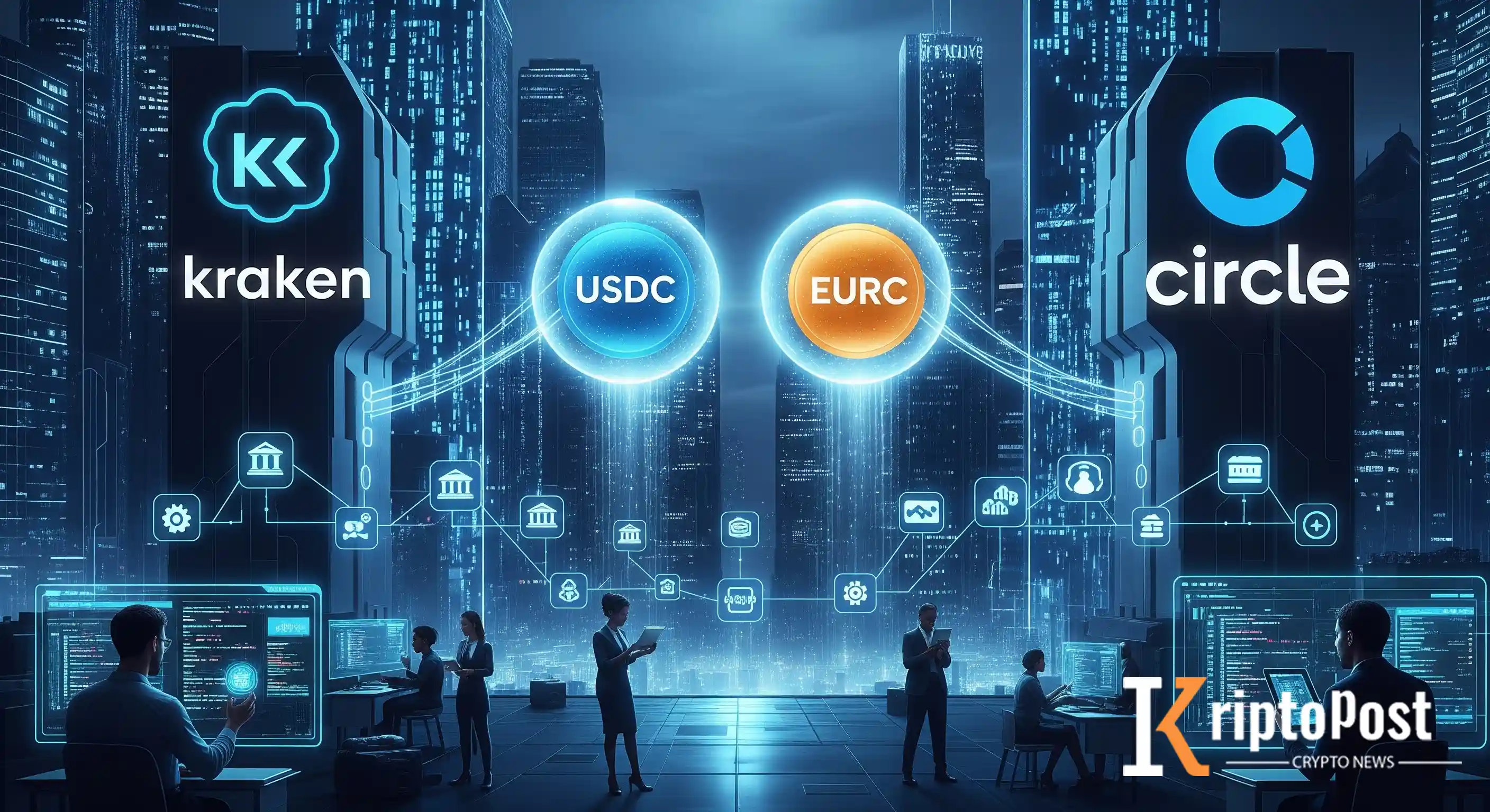Kraken Ve Circle, USDC Ve EURC Erişimini Genişletmek İçin İş Birliği Yapıyor