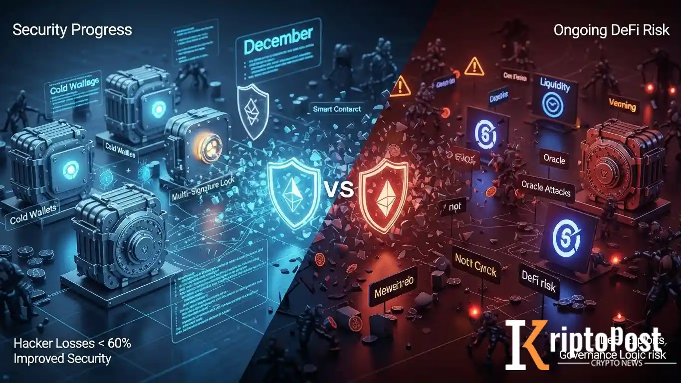 Kripto Saldırı Kayıpları Aralık'ta %60 Azaldı, Ancak Bir Büyük Risk Hâlâ Tehdit Ediyor