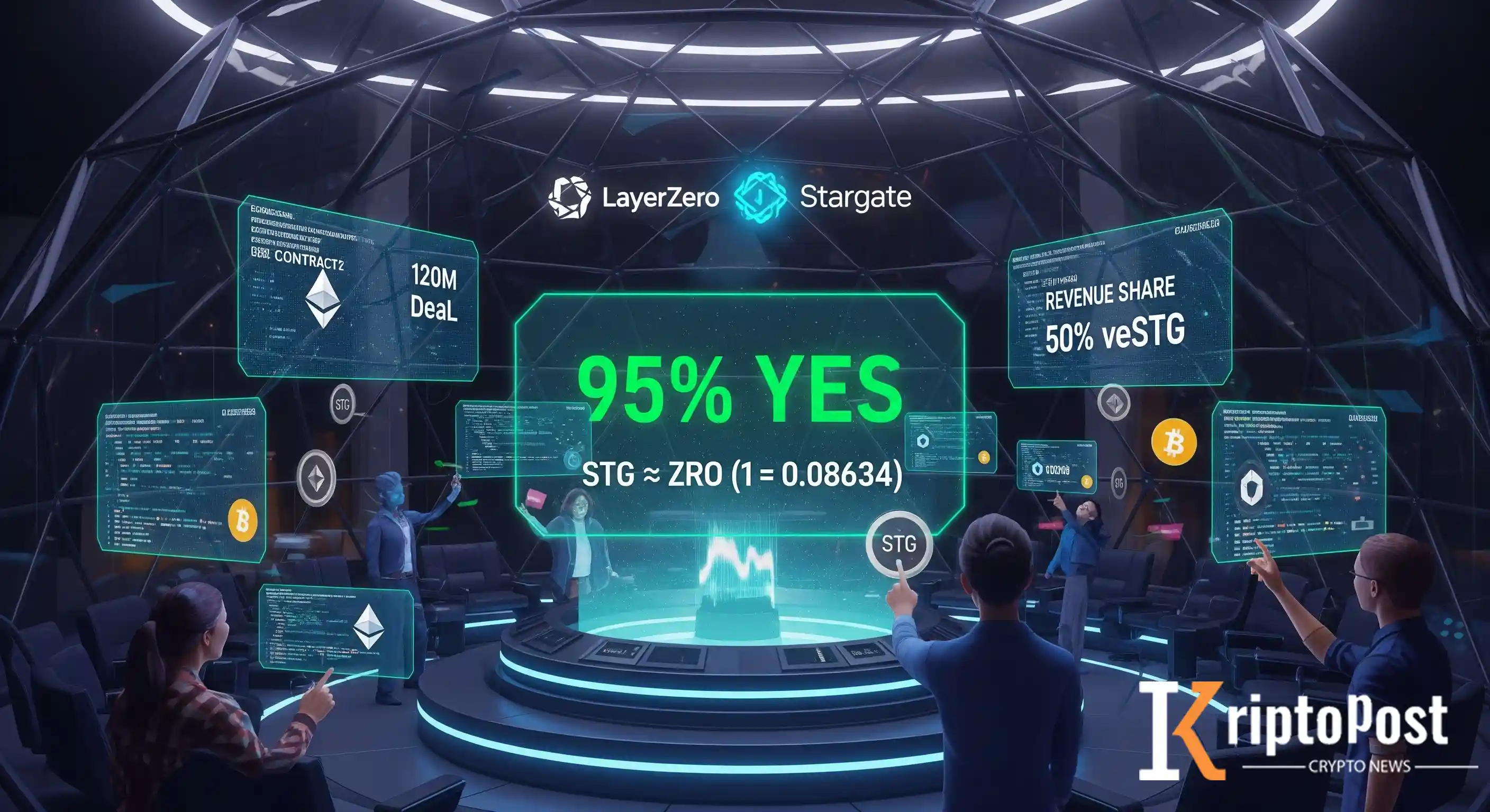 LayerZero’un 120 Milyon Dolarlık Teklifi Onaylandı: Stargate DAO Feshediliyor, STG ZRO'ya Dönüşecek